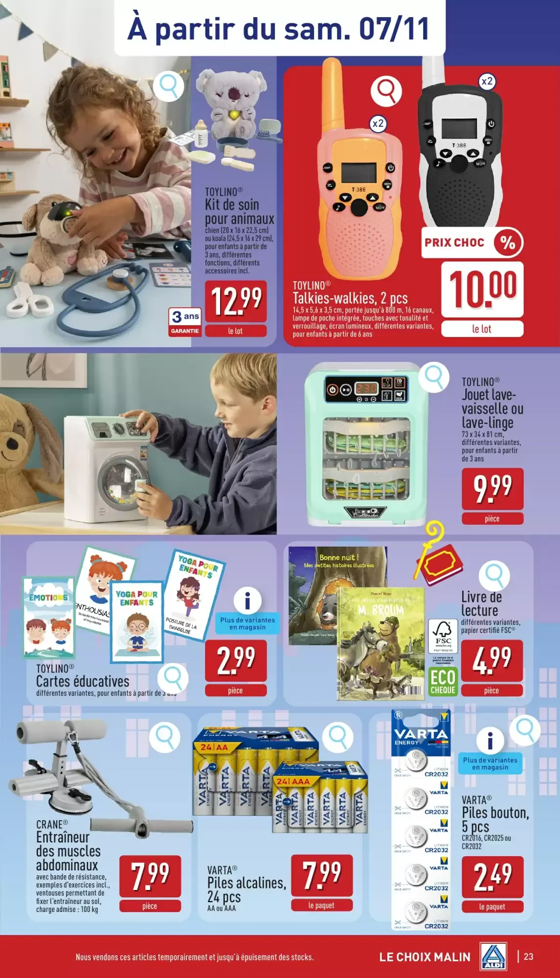 ALDI Dépliant du lun. 02/11 au sam. 07/11 inclus van 2 november tot 7 november 2026 - folder pagina 23