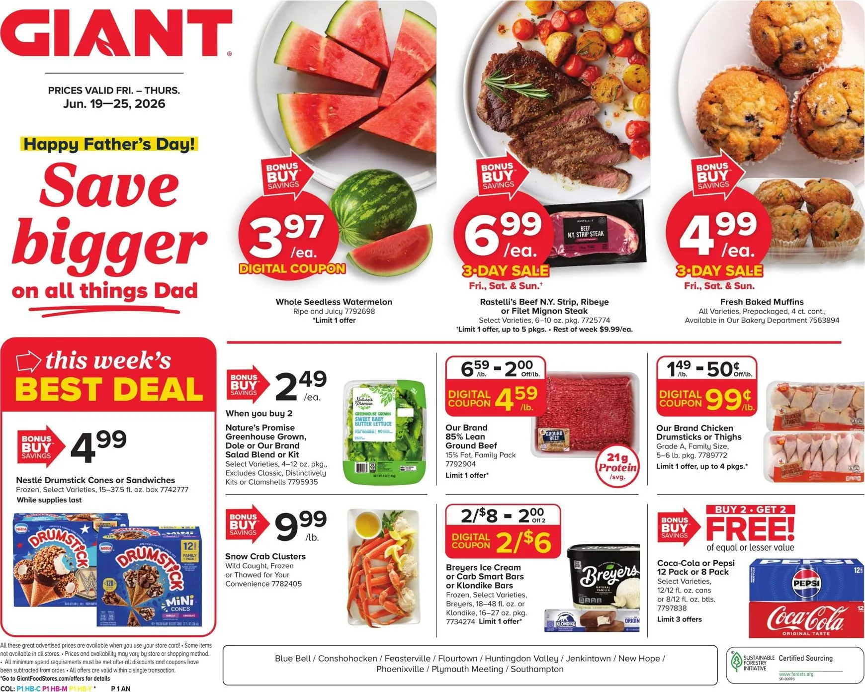 Current The Giant Company leaflet valid from Friday 06/19/2026 to Thursday 06/25/2026
