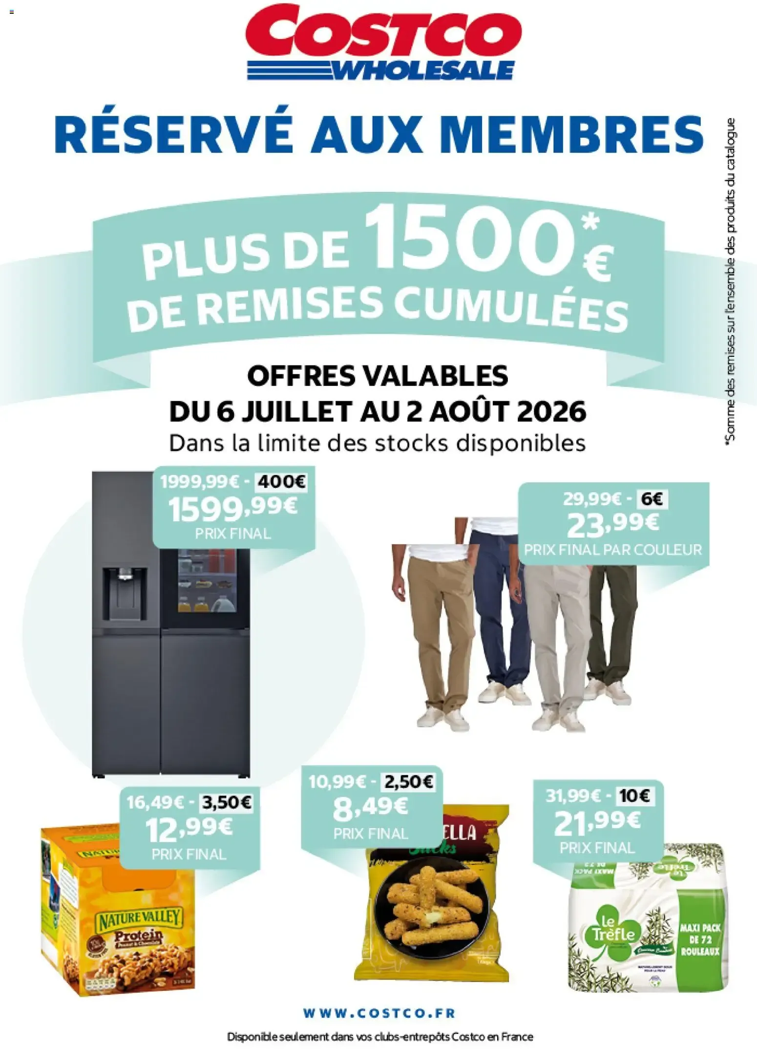 Costco catalogue à partir du 06/07/2026 - promo en ligne du 6 juillet au 2 août 2026 - Catalogue page 1