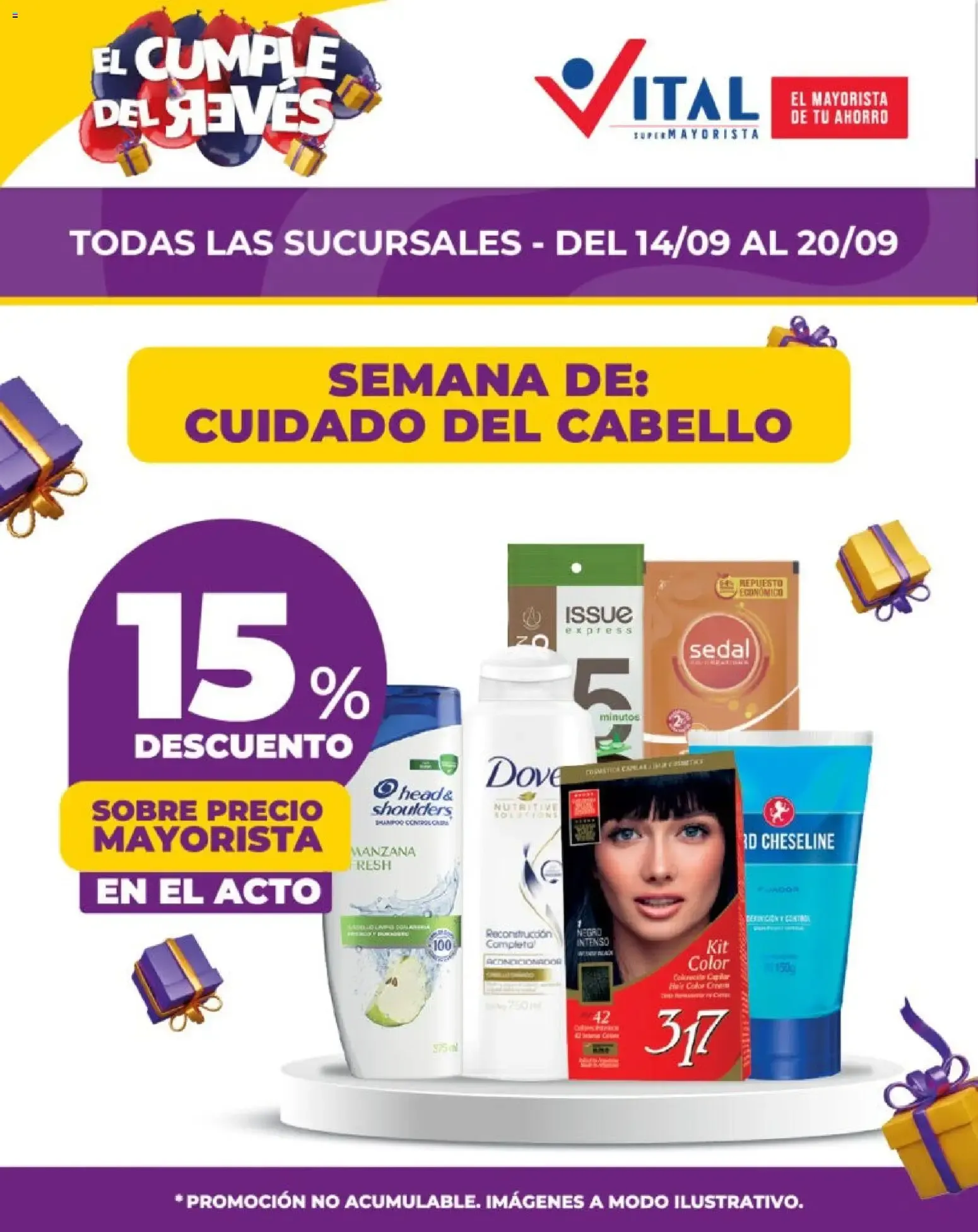 Ofertas de Vital Supermayorista - Semana de Cuidado del Cabello 14 de septiembre al 20 de septiembre 2026 - Página 1 del catálogo