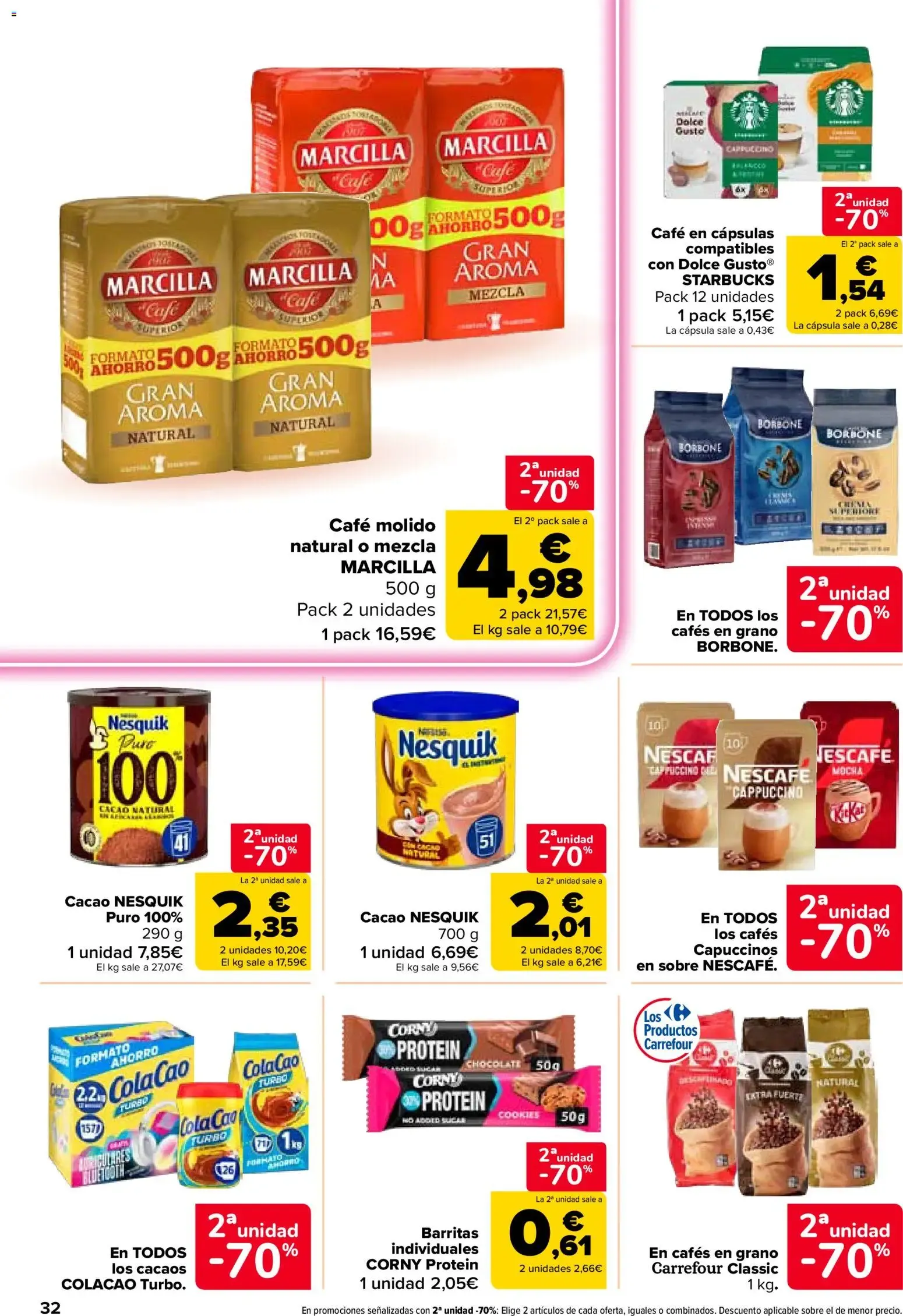 Catálogo de Carrefour: 2ª Unidad al -70% 28 de julio al 10 de agosto 2026 - Página 34