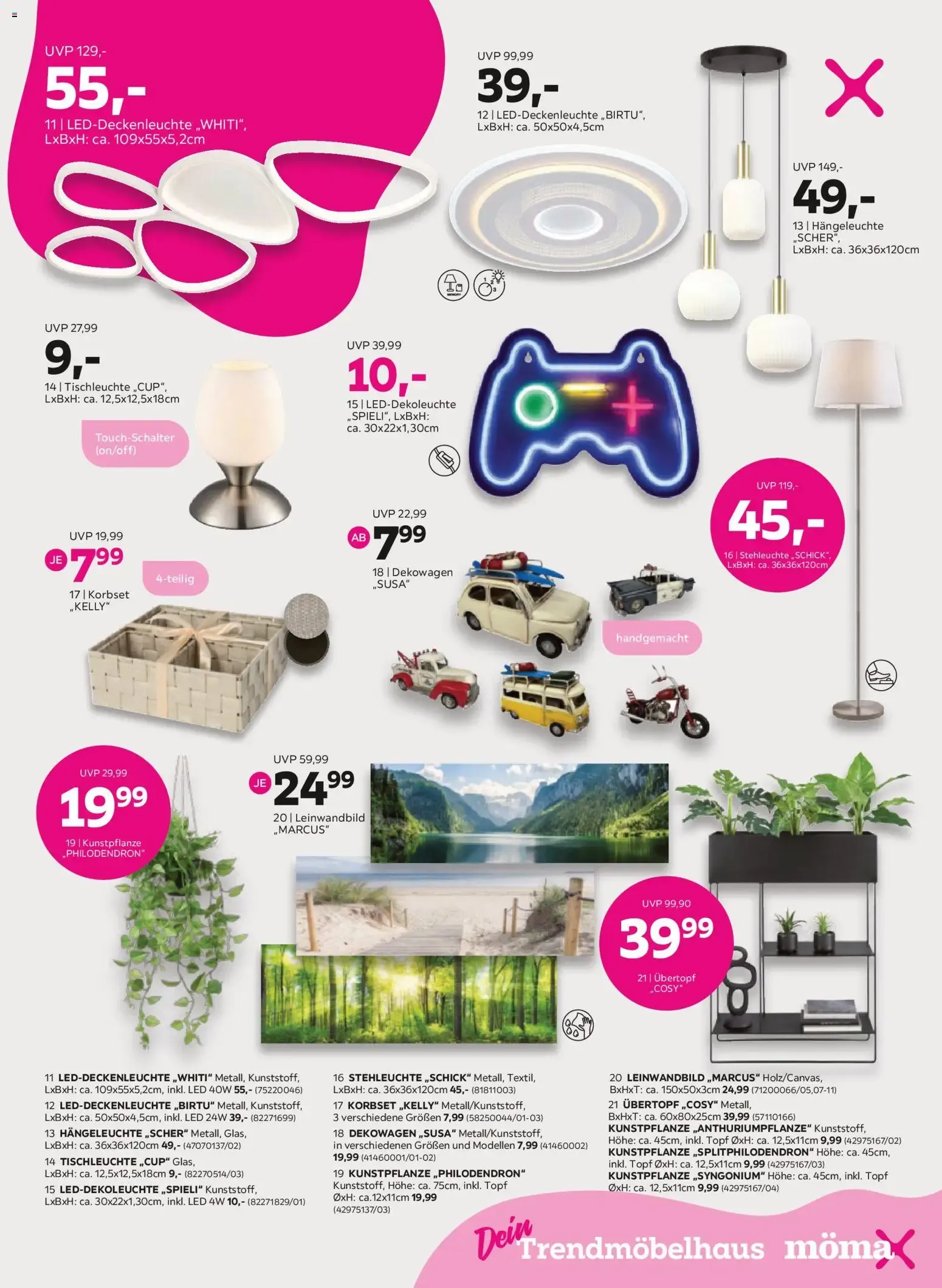 Mömax Pink Shopping: 25% en muebles y 20% en otros productos von 31. August bis 29. September 2026 - Prospekt seite 13