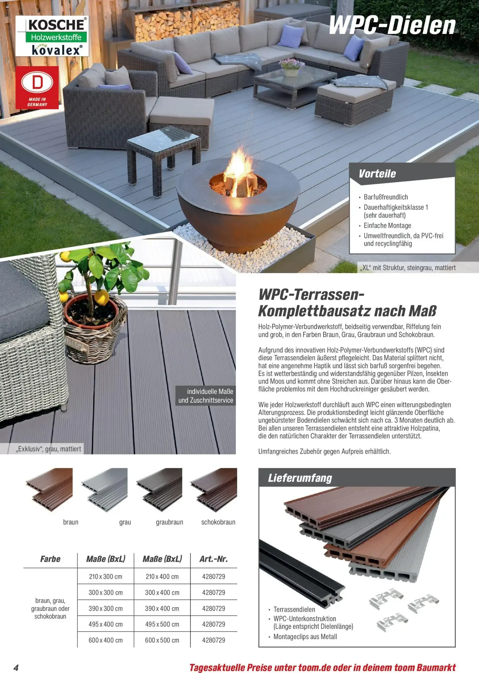 Toom Baumarkt Gartenbaustoffe 2026 (ab 20.02.2026) zum Blättern von 20. Februar bis 30. Juni 2026 - Prospekt seite 4