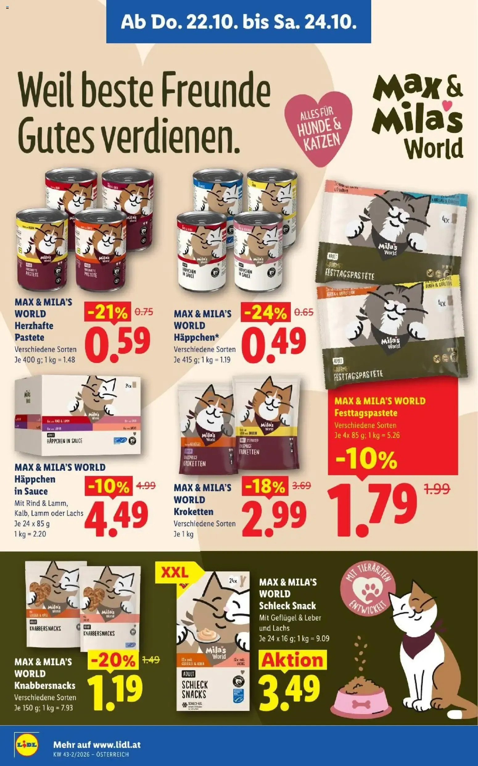 Lidl Flugblatt ab 22.10.2026 - Angebote ab donnerstag von 22. Oktober bis 24. Oktober 2026 - Flugblätt seite 2