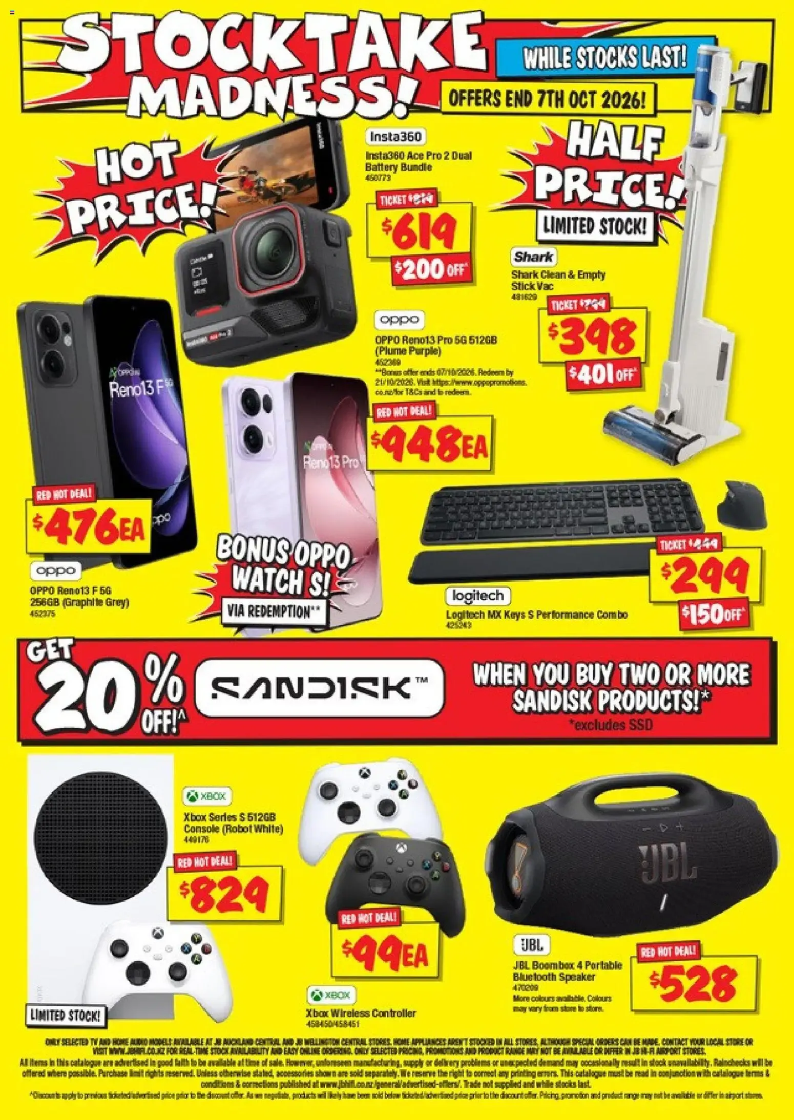 JB Hi-Fi Stocktake Madness! from 29 September to 7 October 2026 - Catalogue Page 3