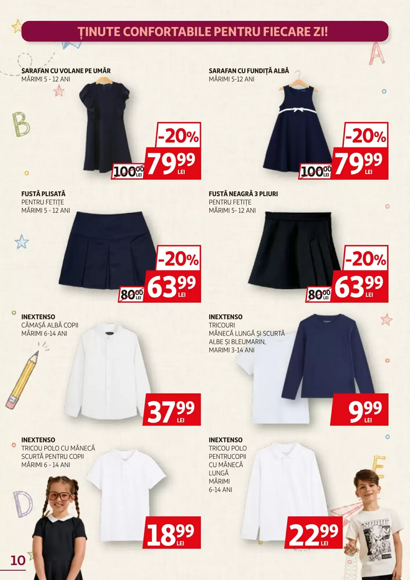 Catalog Înapoi la școală cu prețuri mici! de la 12 august până la 15 septembrie 2026 - Revista Pagina 10