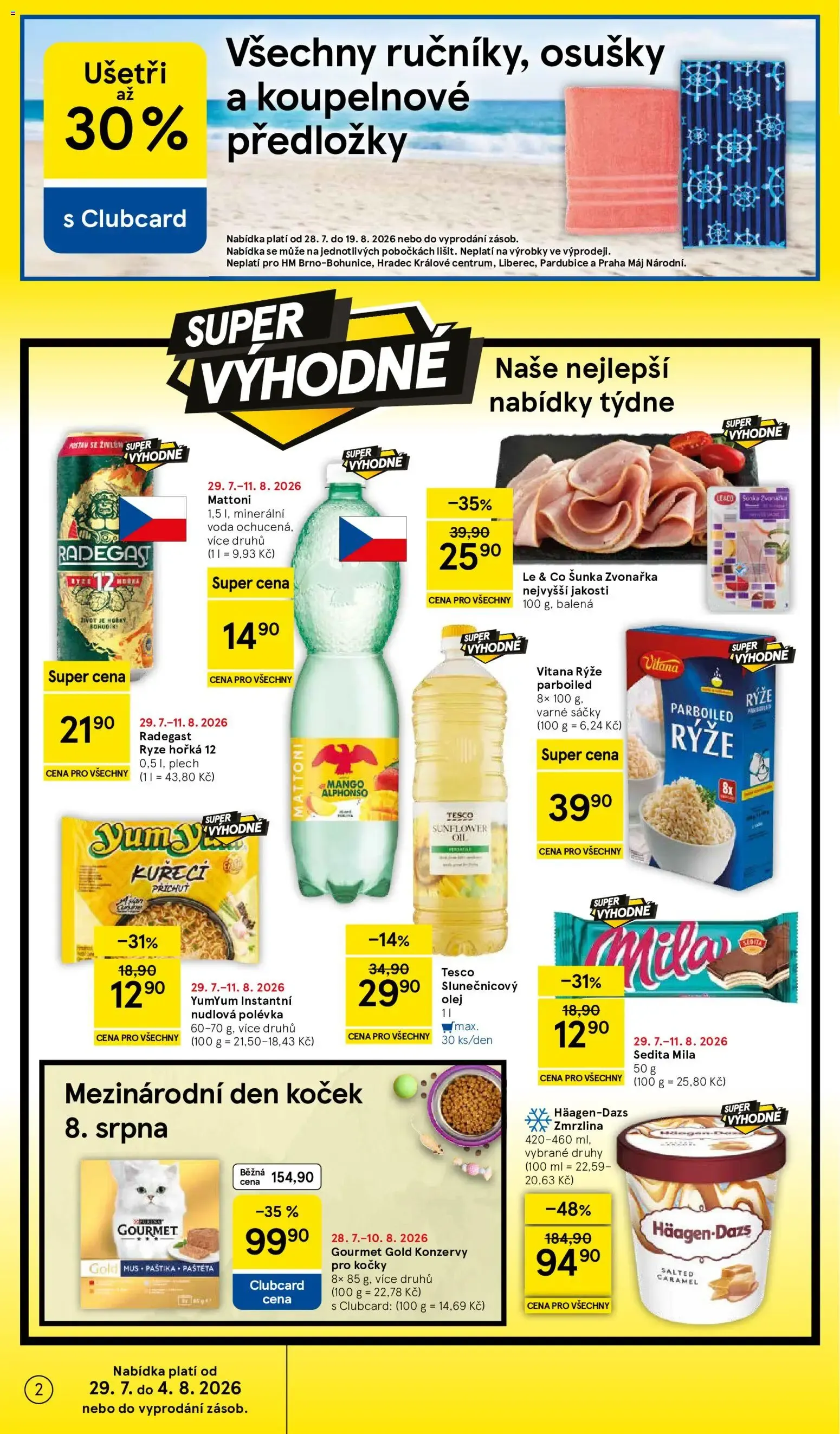 Tesco leták na tento + příští týden 29.07.2026 - 29. července 4. srpna 2026 - Page 2