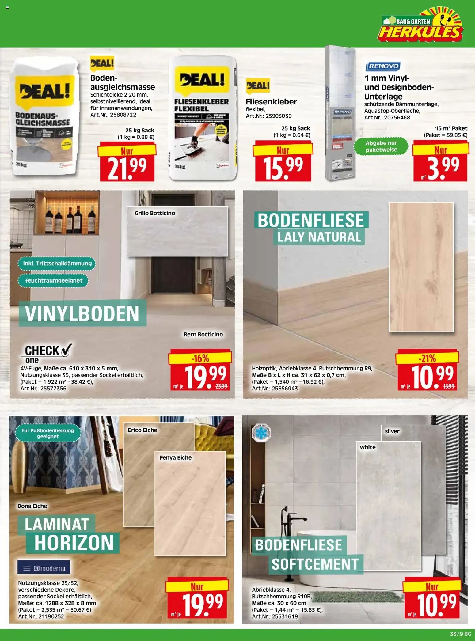 HERKULES Bau & Garten von 10. August bis 15. August 2026 - Prospekt seite 9