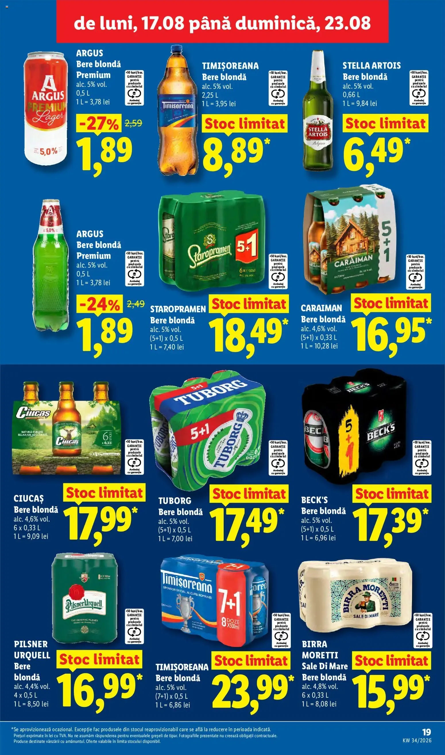 Catalog Catalog LIDL 17.08.2026 - Oferta și Revista online de la 17 august până la 23 august 2026 - Revista Pagina 19