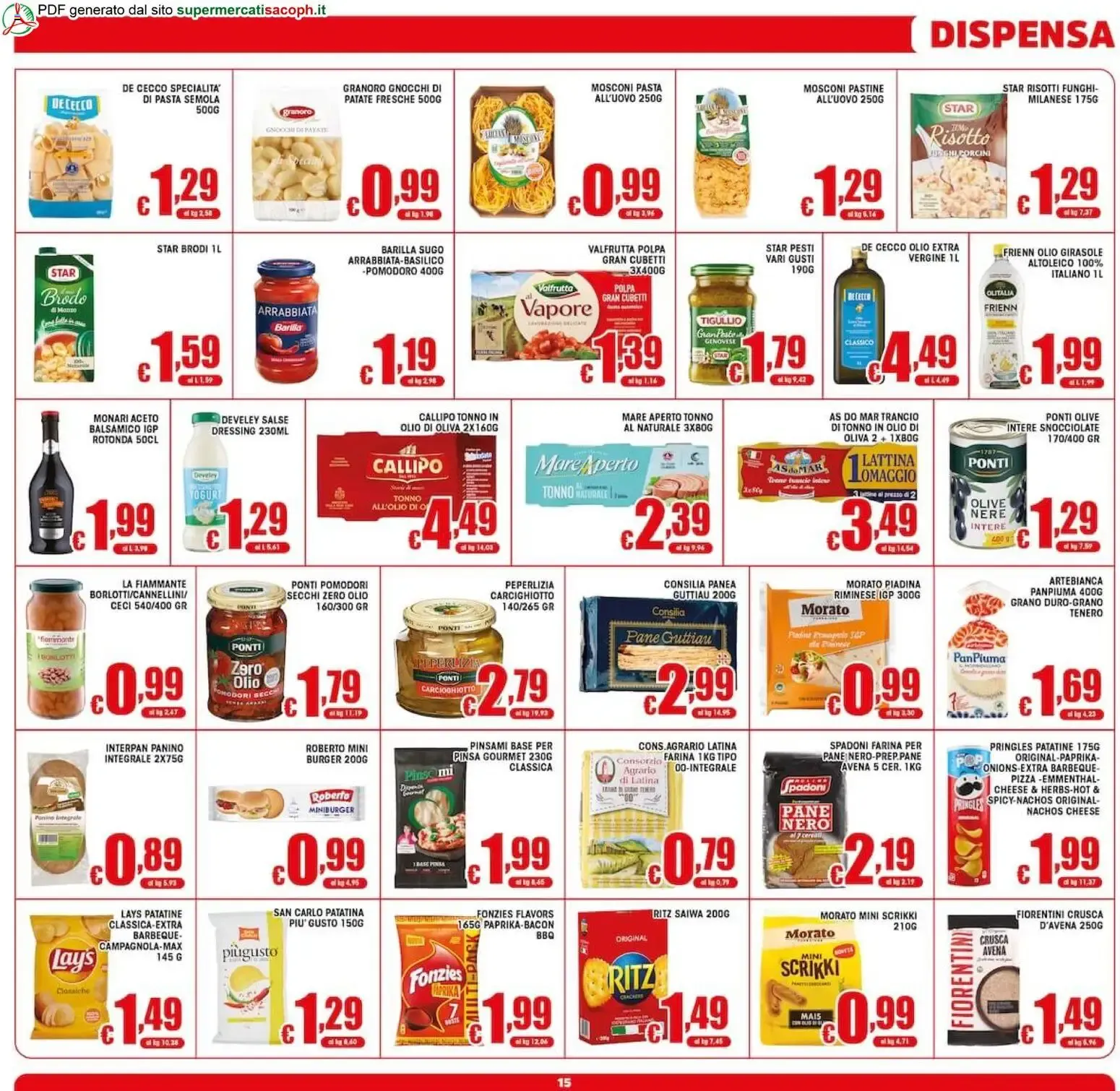 Sacoph volantino dal 02/10/2026 - online Offerte da 2 ottobre a 13 ottobre di 2026 - Pagina del volantino 15