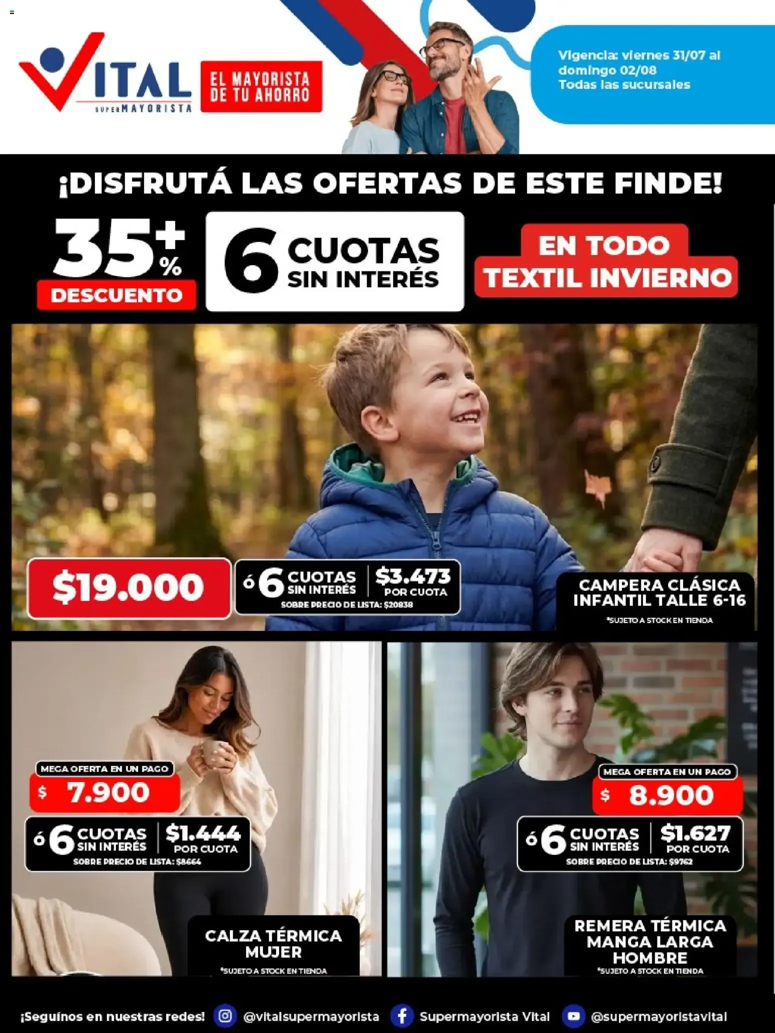 Ofertas de Vital Supermayorista - Ofertas de Fin de Semana en Salta 7 de agosto al 9 de agosto 2026 - Página 5 del catálogo