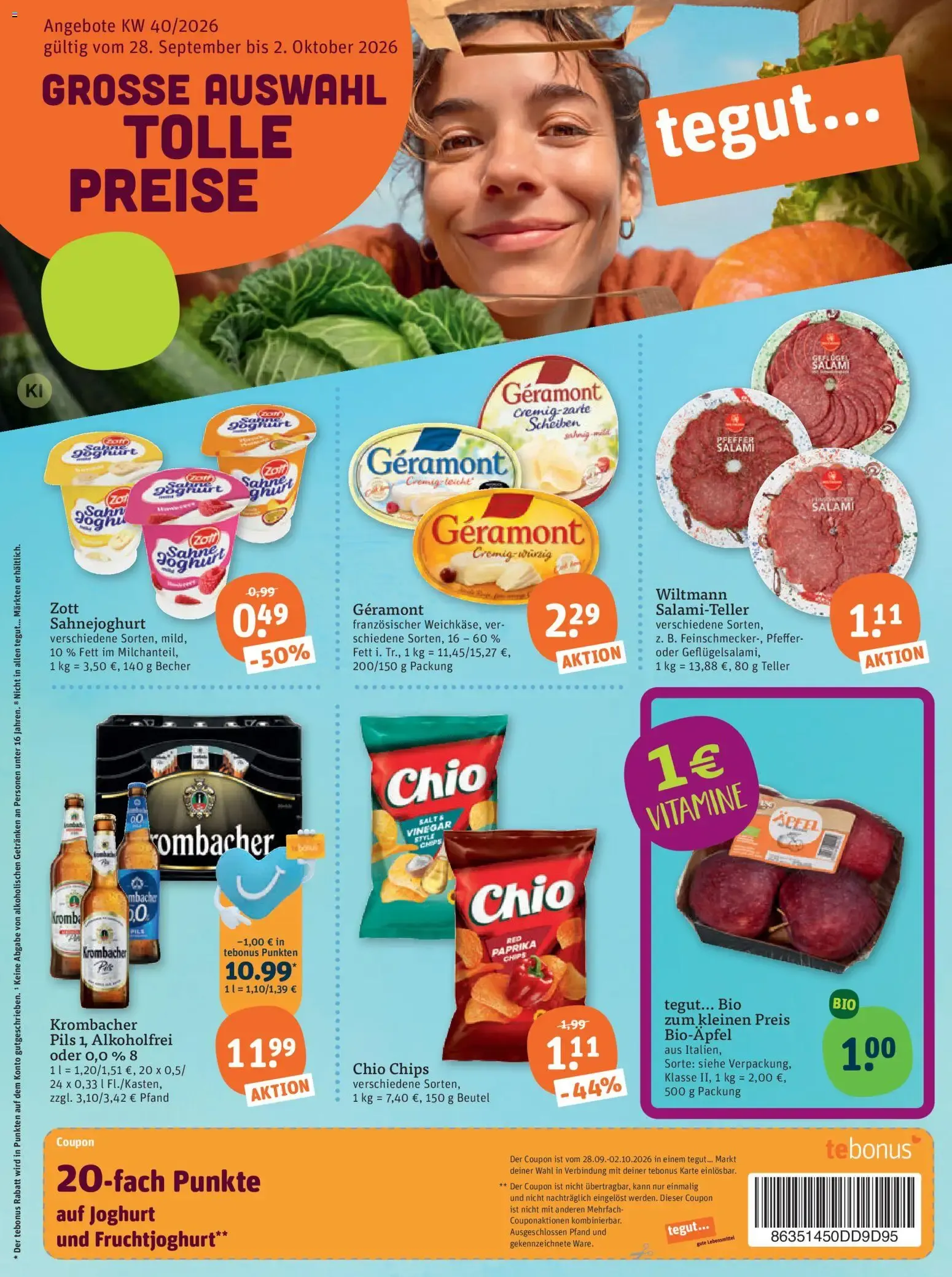 Tegut Endspurt Prospekt von 1. Oktober bis 2. Oktober 2026 - Prospekt seite 3