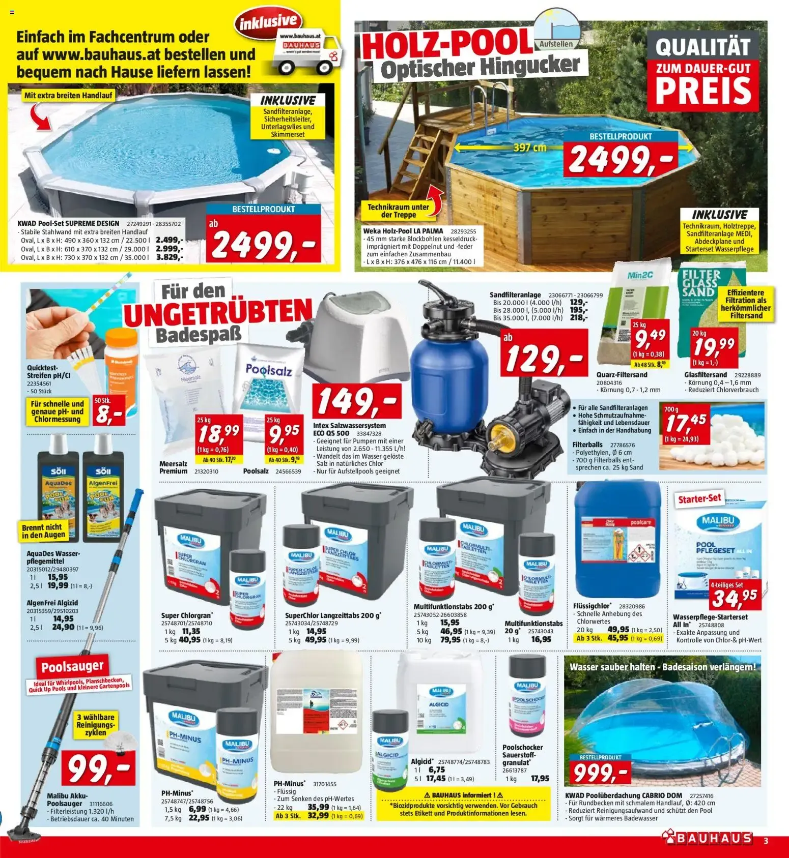 Bauhaus Prospekt aktuell von 26.05.2026 - Aktuelle Angebote von 26. Mai bis 14. Juni 2026 - Flugblätt seite 3