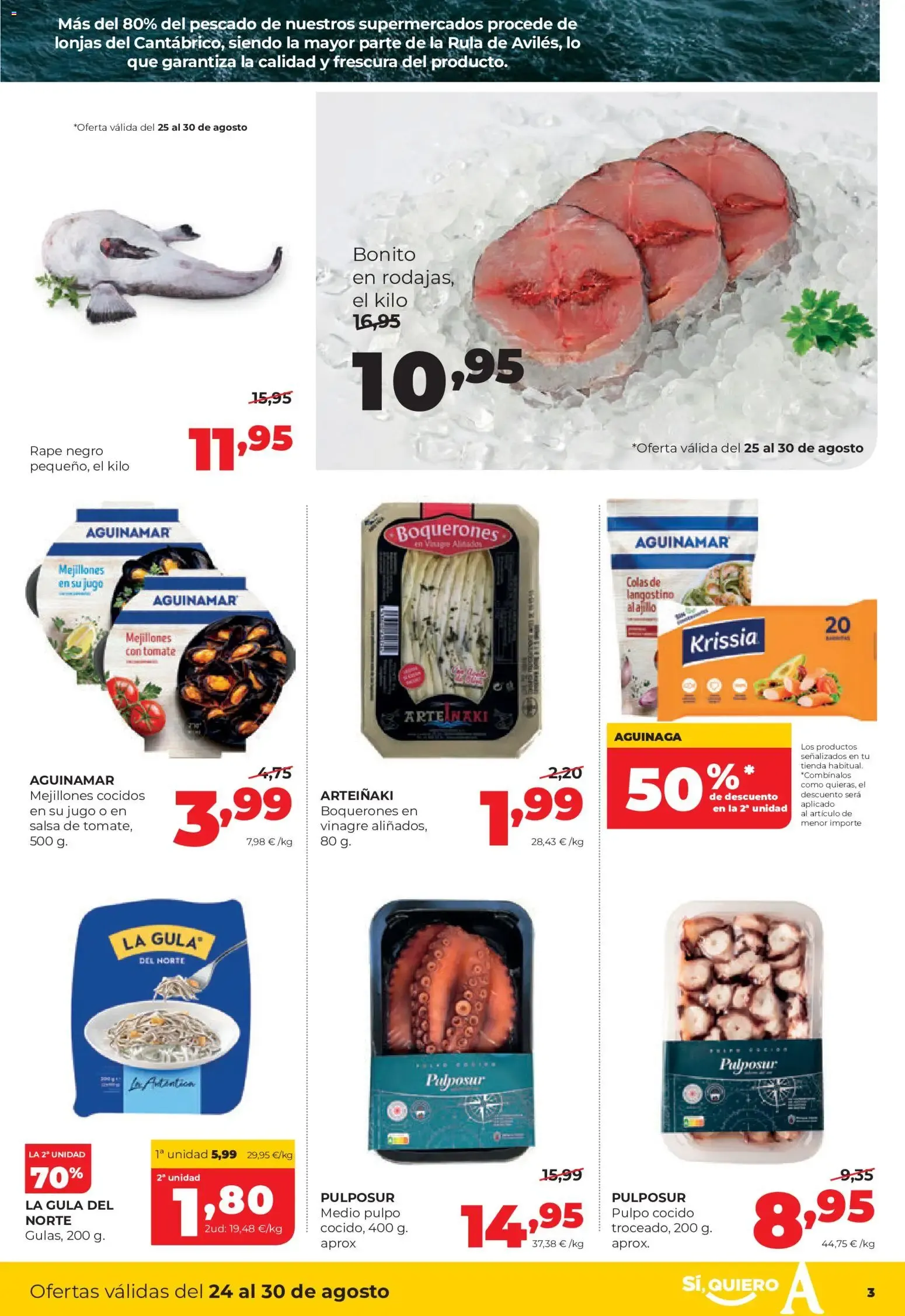 Catálogo de Alimerka folleto del 24/08/2026 | Catálogo 24 de agosto al 30 de agosto 2026 - Página 3