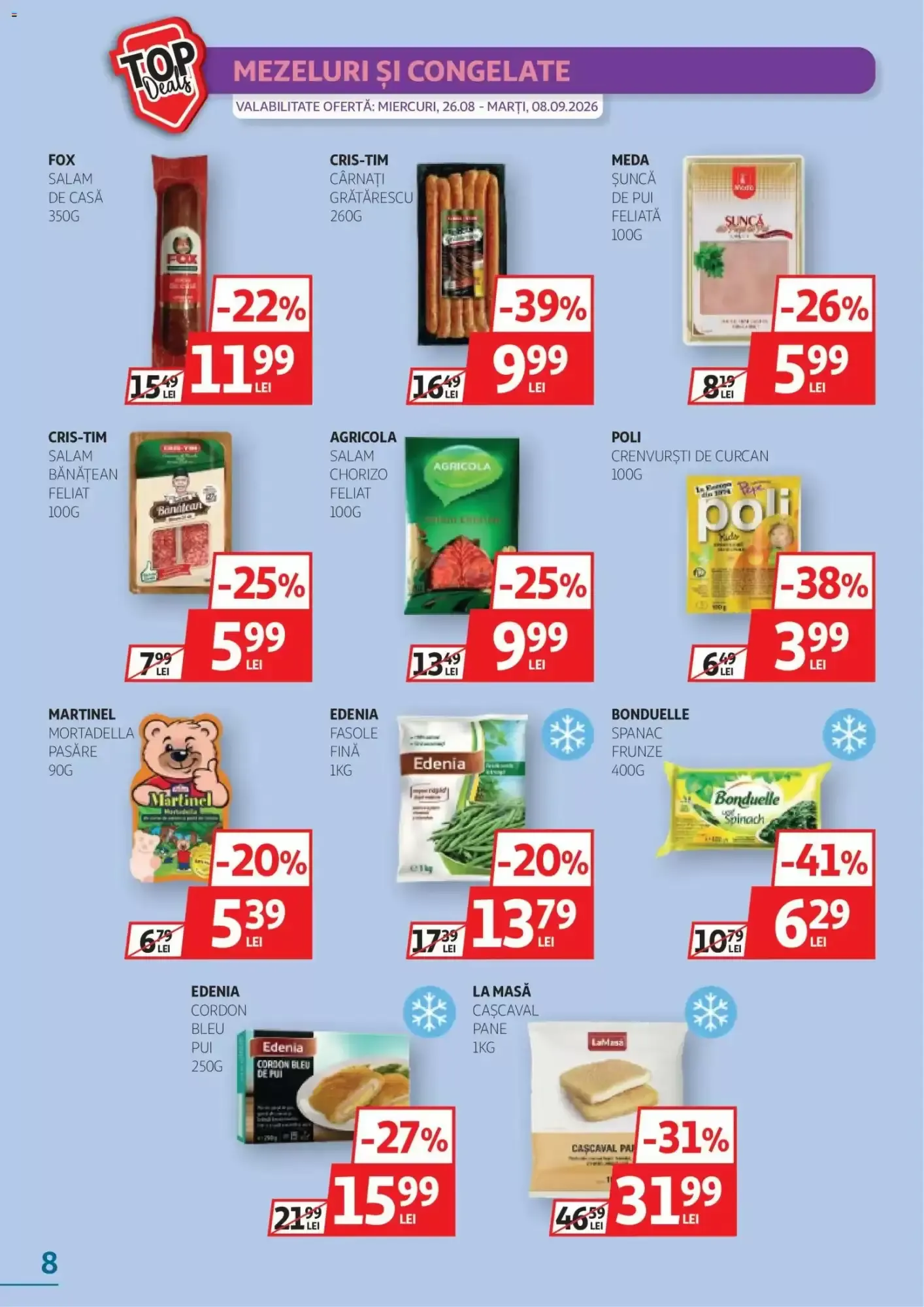 Catalog Catalog Auchan de la 26 august până la 8 septembrie 2026 - Revista Pagina 8