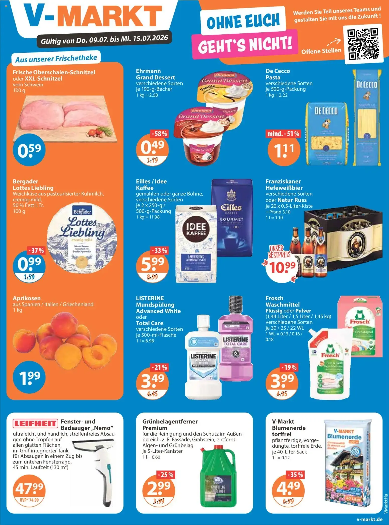 V-MARKT Angebote von 9. Juli bis 15. Juli 2026 - Prospekt seite 1