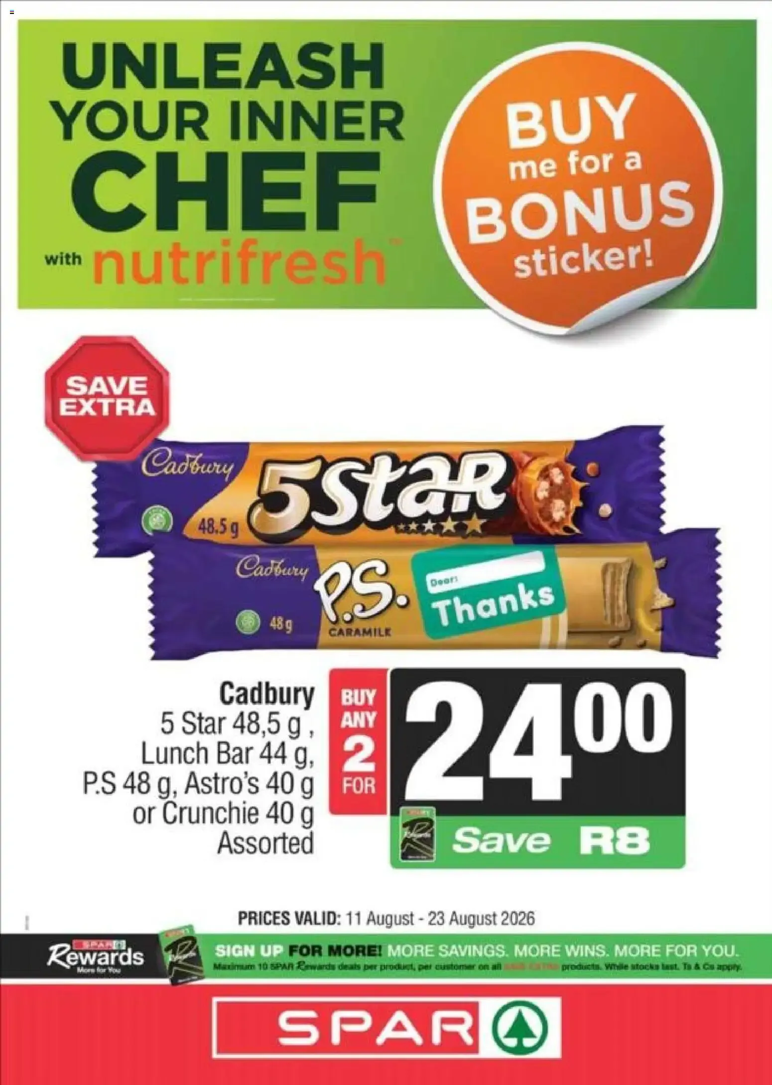 Spar Specials (11/08/2026 - 23/08/2026) Online from 11 August to 23 August 2026 - Catalogue Page 5