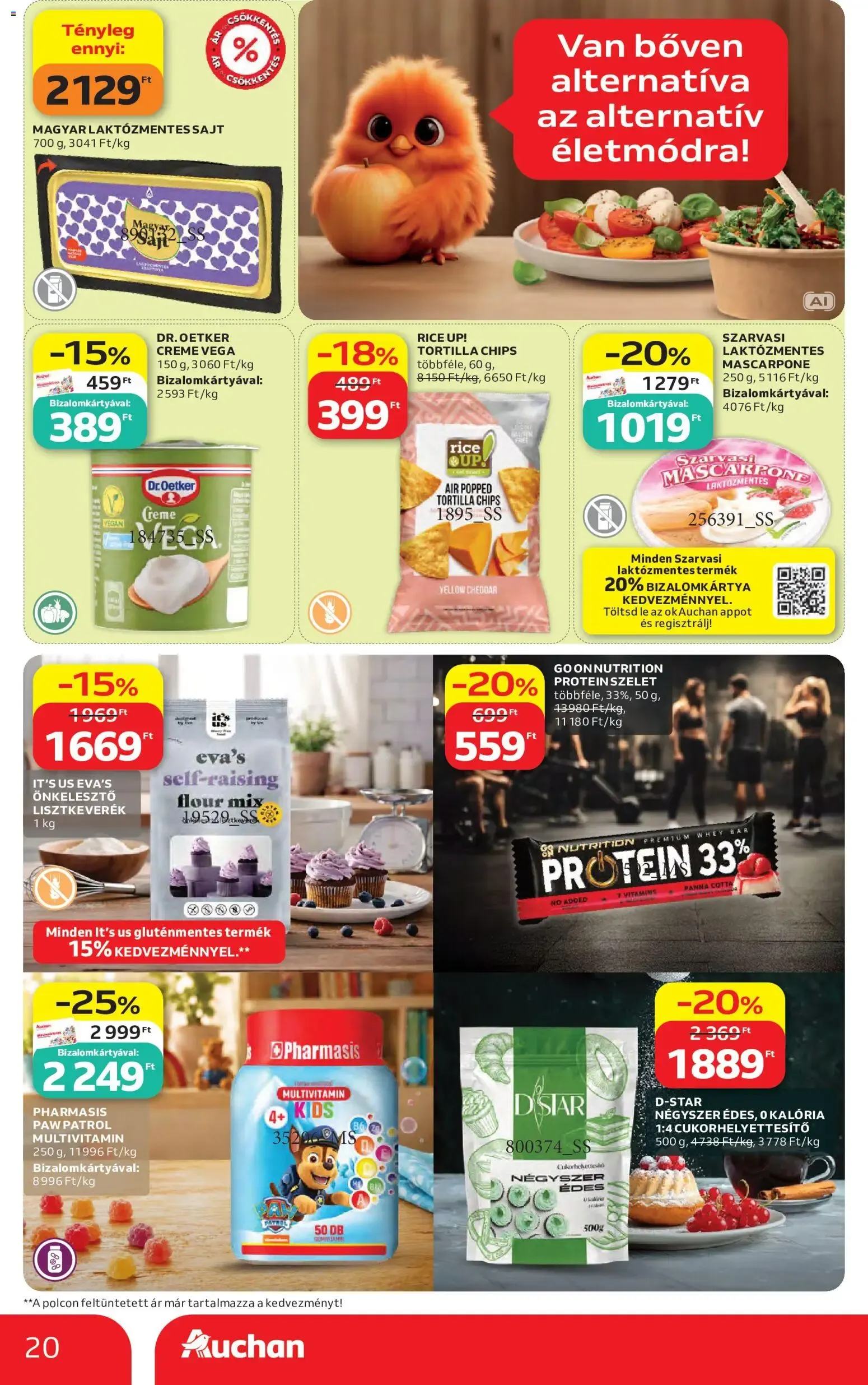 Katalógus Auchan Hipermarket - Márkák Ünnepe! szeptember 10.-tól szeptember 23.-ig 2026. - Oldal 20
