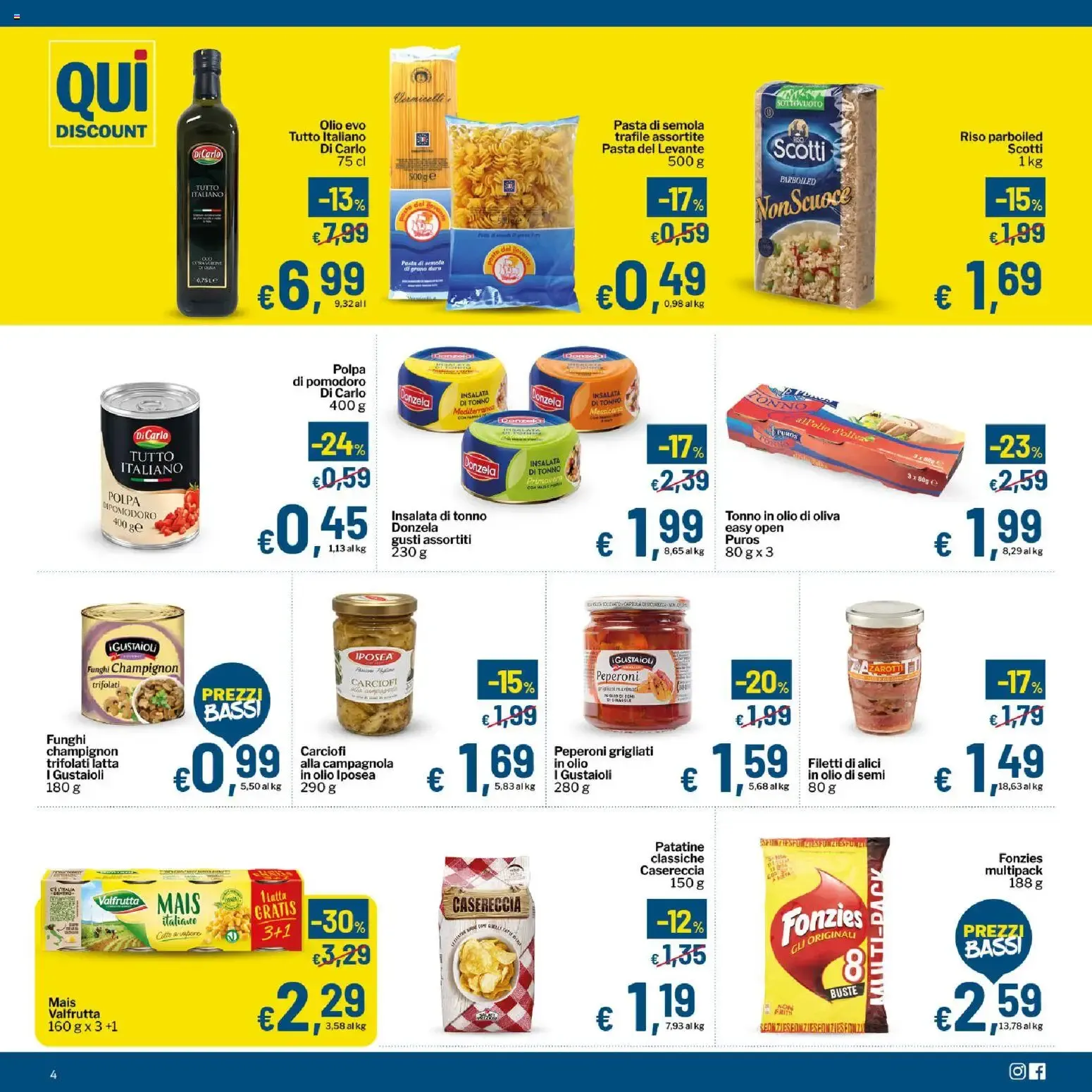 Qui Discount volantino dal 16/06/2026 - online Offerte da 16 giugno a 28 giugno di 2026 - Pagina del volantino 4