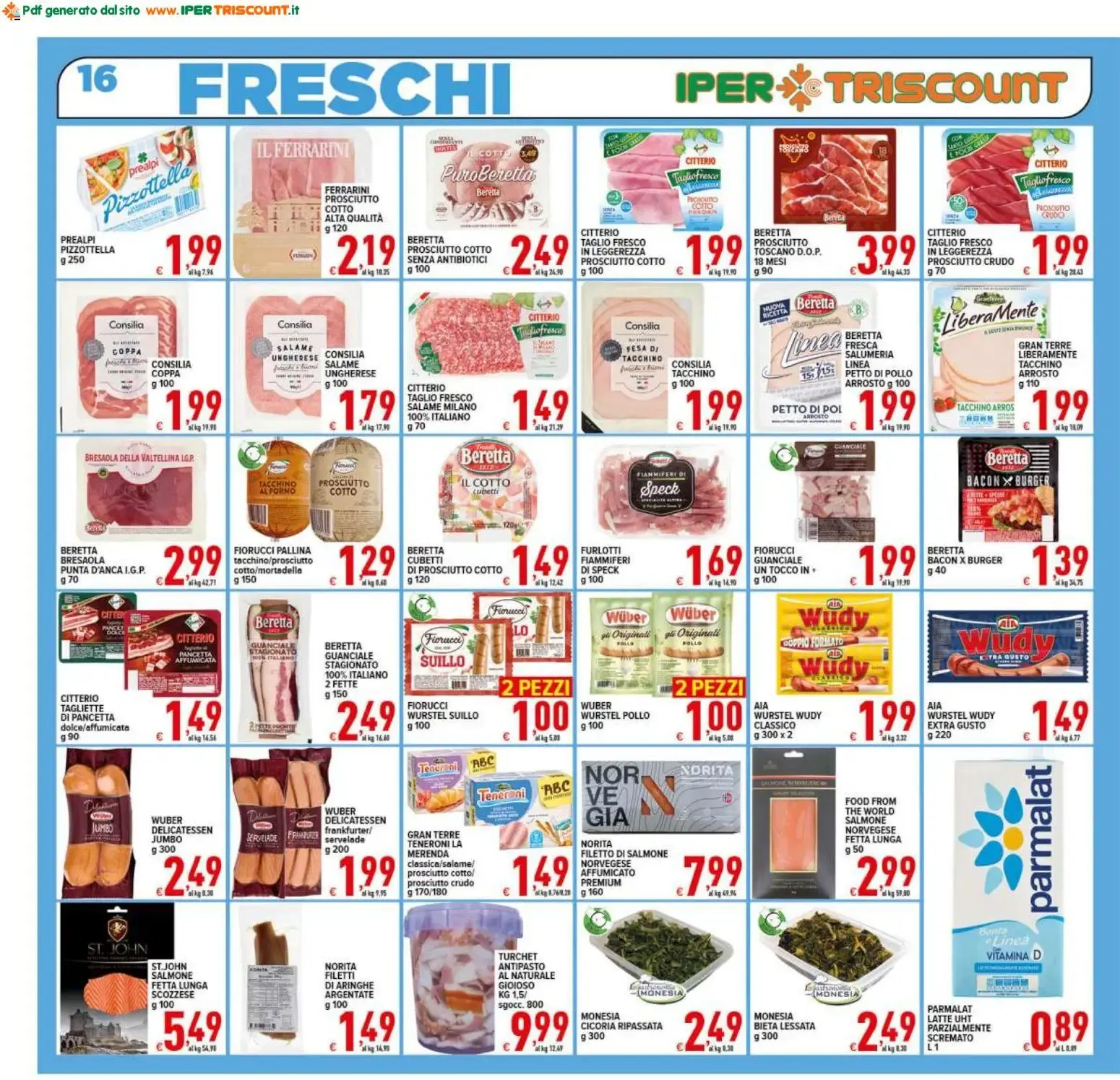 Ipertriscount volantino dal 21/08/2026 - online Offerte da 21 agosto a 1 settembre di 2026 - Pagina del volantino 16