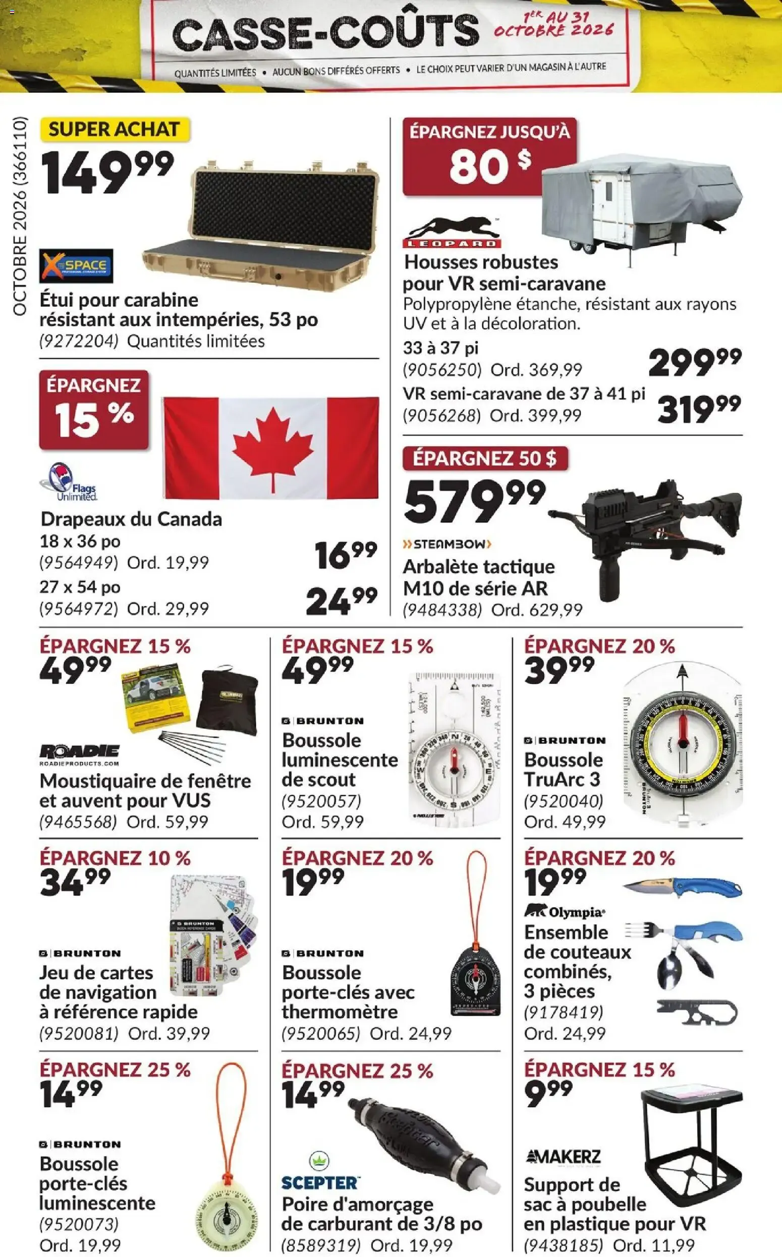 Princess Auto circulaire - Casse-Coûts from Oct 1, 2026 > weekly specials & deals from October 1 to October 31 2026 - flyer page 8