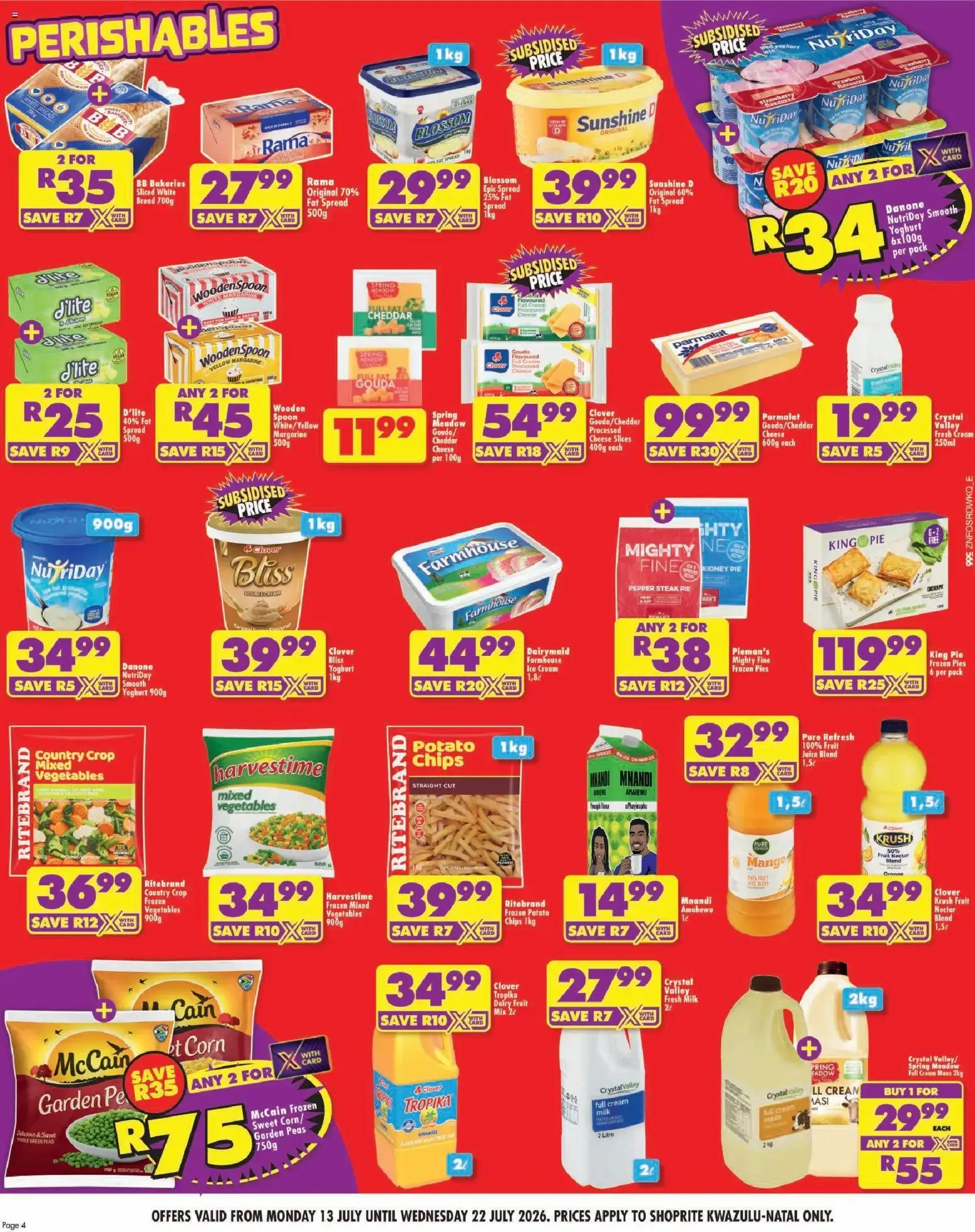 Shoprite - Kwazulu-Natal - Low Price Lowduuuma (13/07/2026 - 22/07/2026) → Online Catalogue from 13 July to 22 July 2026 - Catalogue Page 4