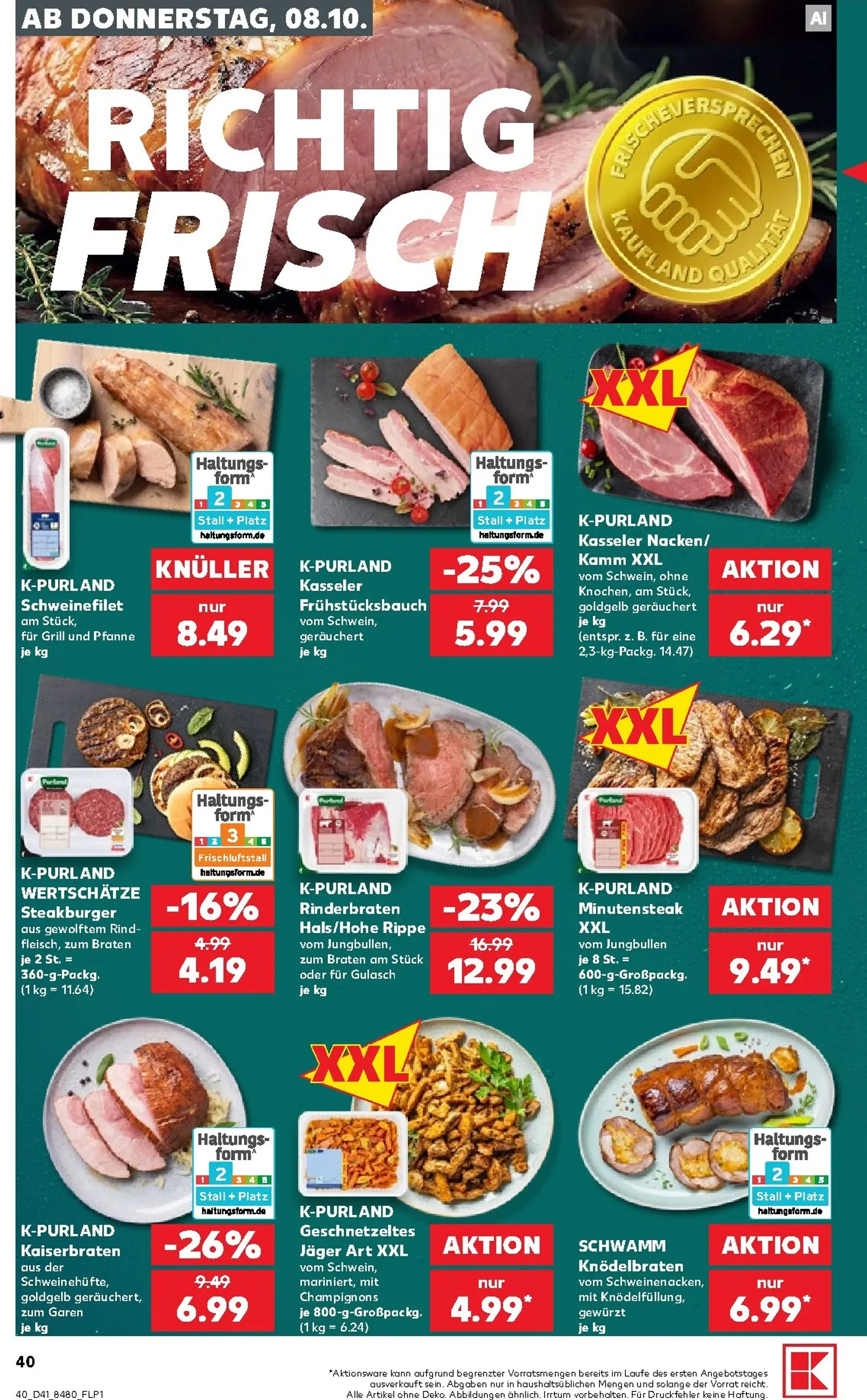 Neuer Kaufland Prospekt – von Donnerstag 08.10.2026 bis Mittwoch 14.10.2026 von 8. Oktober bis 14. Oktober 2026 - Prospekt seite 41
