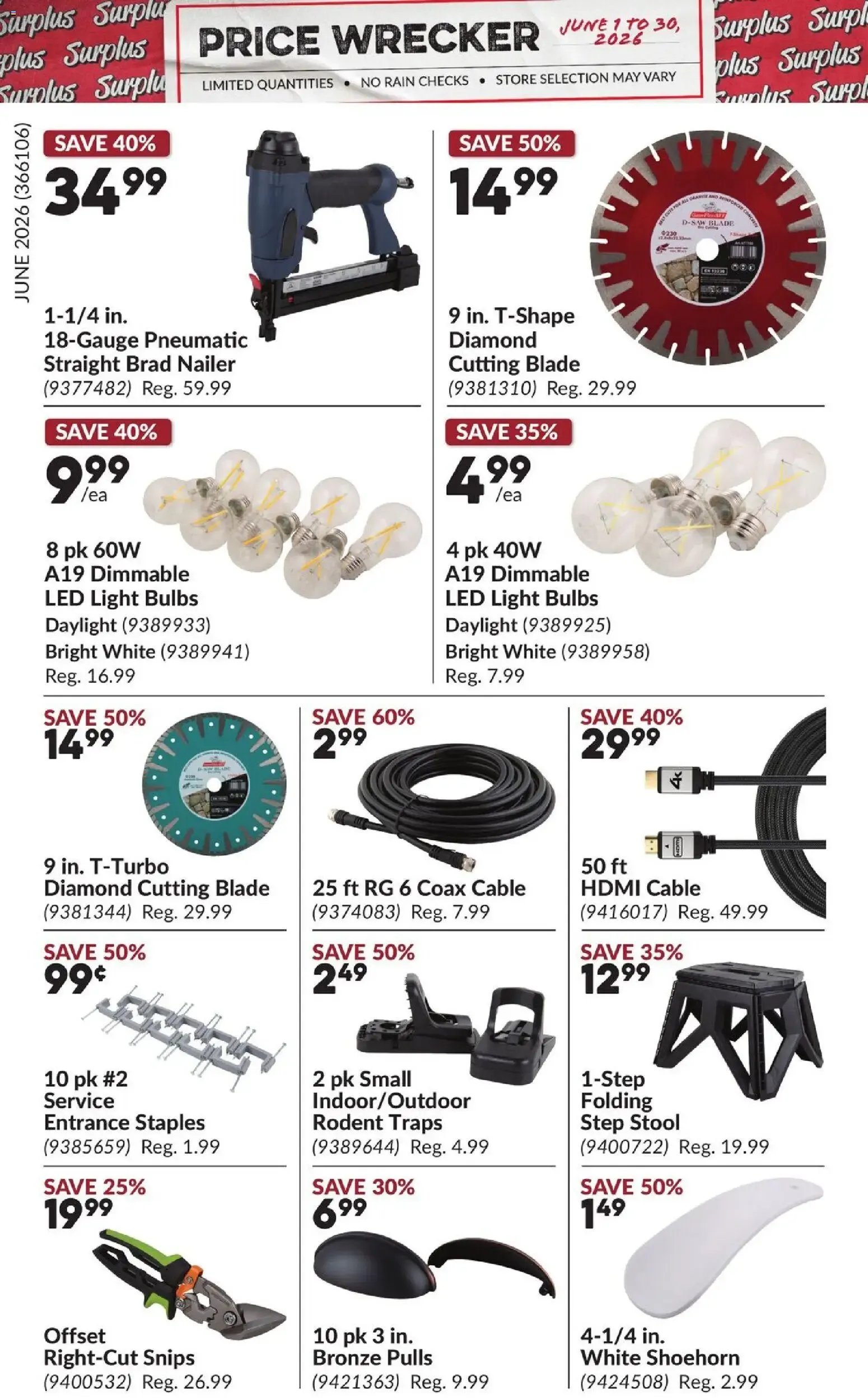 Princess Auto flyer - Price Wrecker from Jun 1, 2026 > weekly specials & deals from June 1 to June 30 2026 - flyer page 5