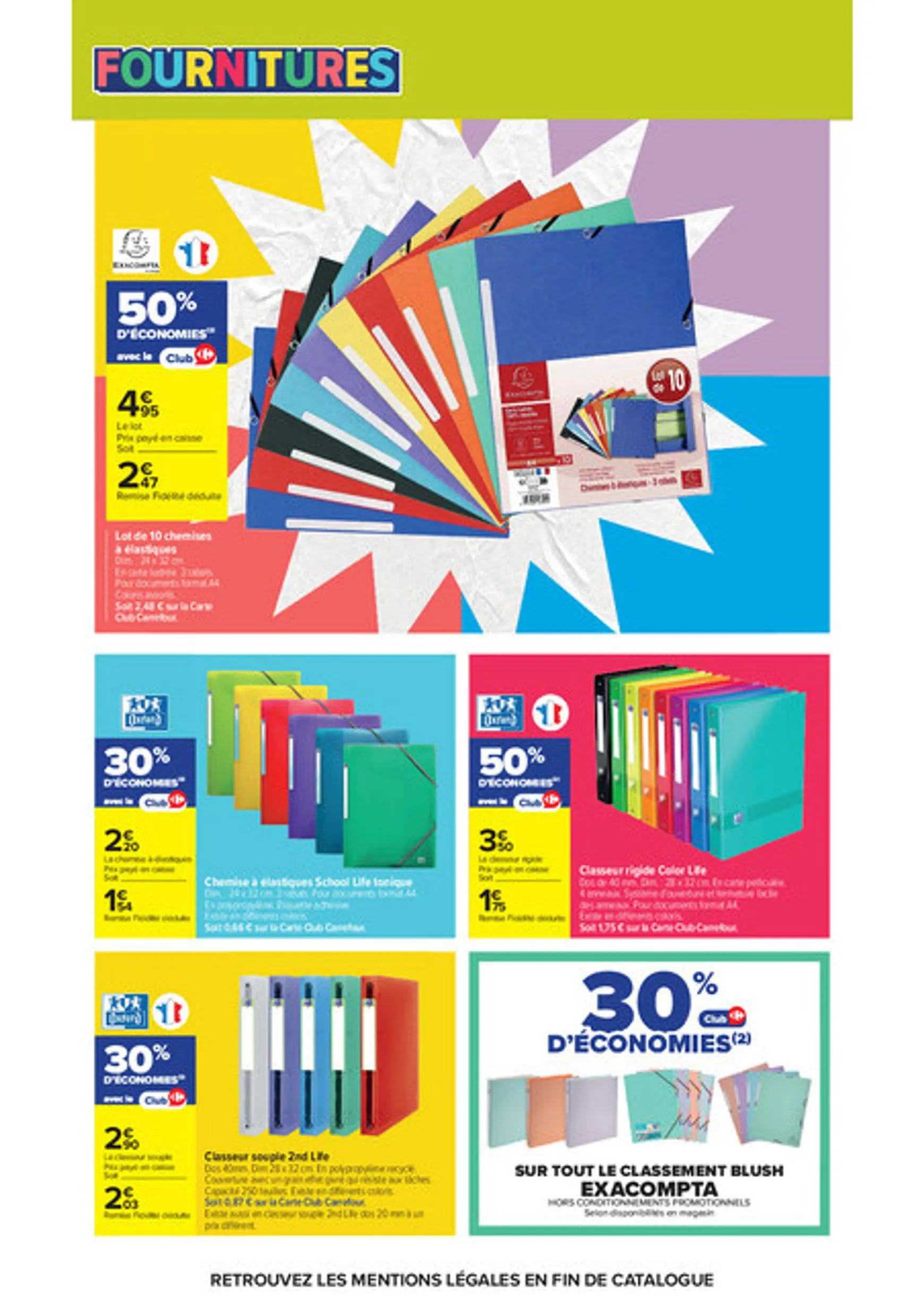 Current Carrefour Market - Rentrée des Classes leaflet valid from du mardi 11/08/2026 to du dimanche 30/08/2026 du 11 août au 30 août 2026 - Catalogue page 16