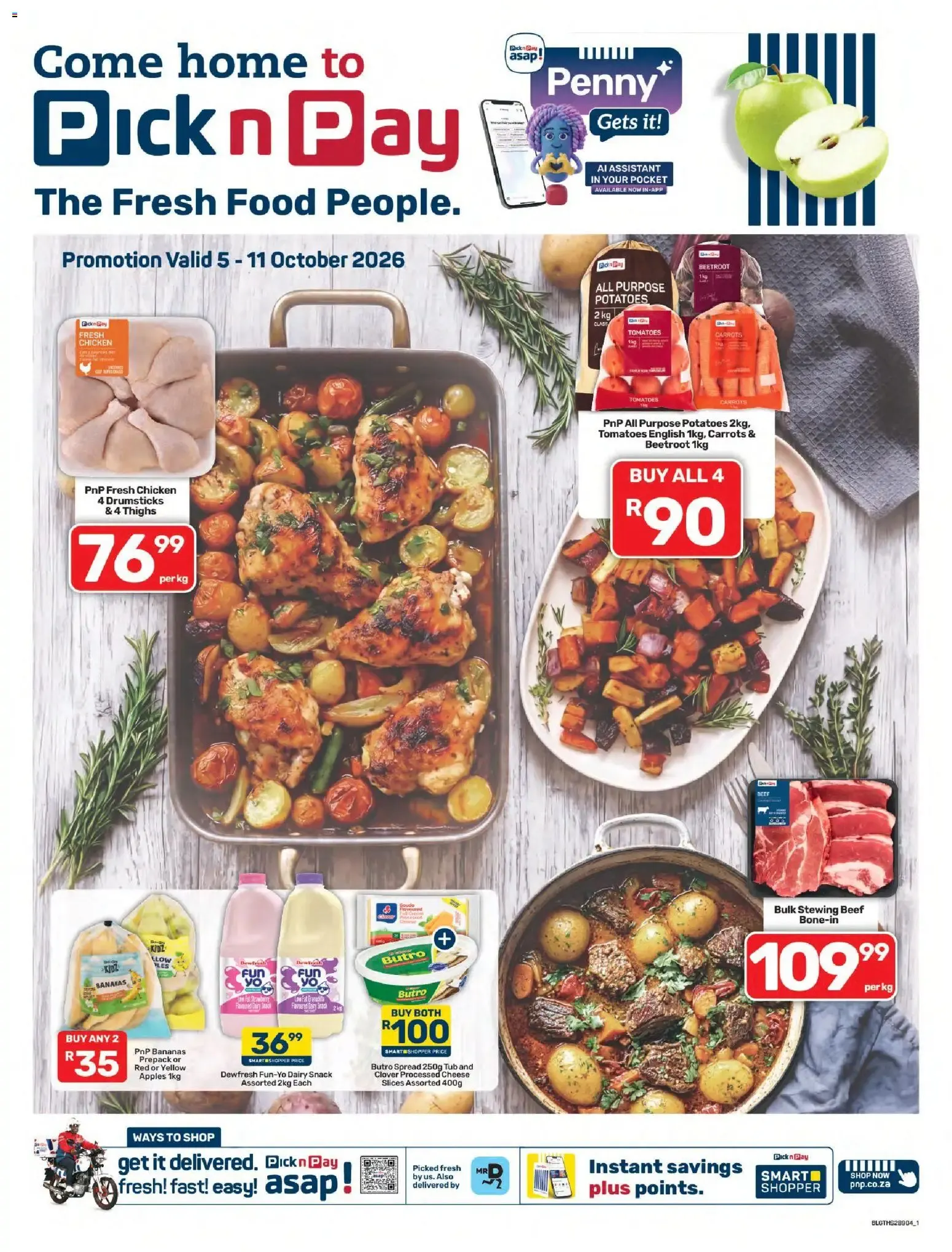 Pick n Pay Promotion from 5 October to 11 October 2026 - Catalogue Page 1
