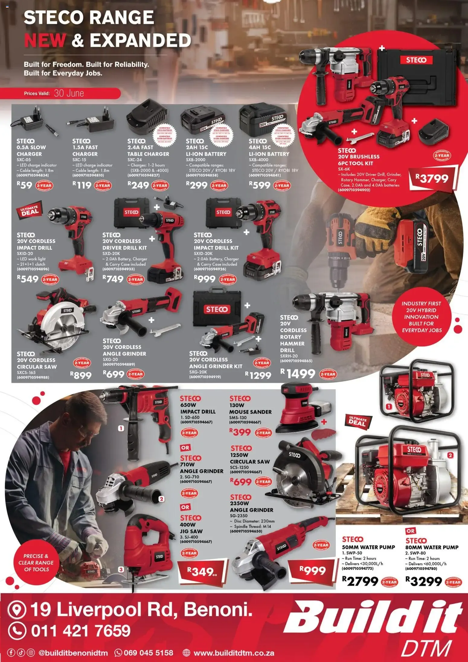 Build It Gauteng - Steco Range (02/06/2026 - 30/06/2026) Online from 2 June to 30 June 2026 - Catalogue Page 1