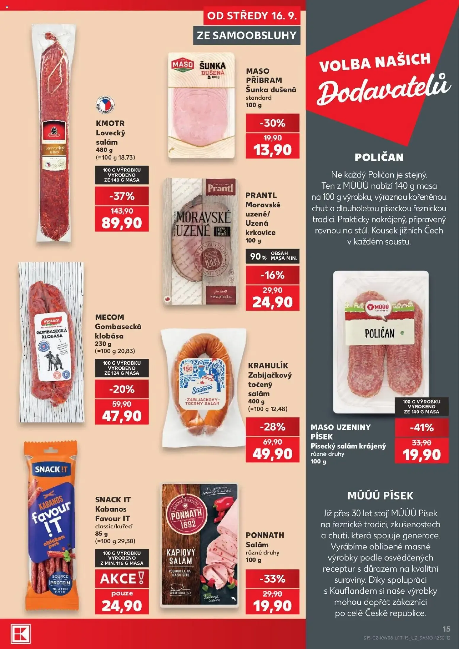 Kaufland leták od 16.09.2026 - Nový na příští týden - 16. září 22. září 2026 - Page 15