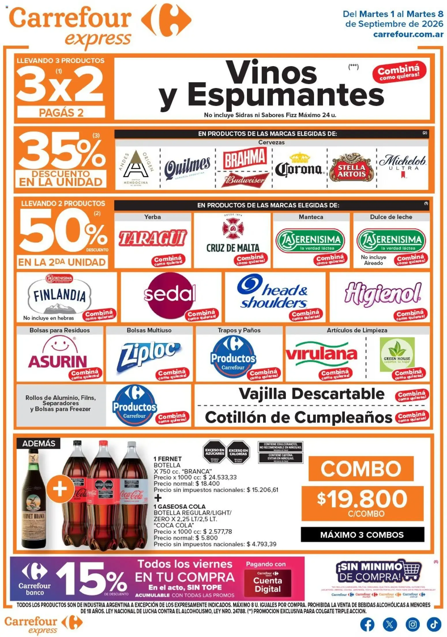 Ofertas de Carrefour Express - Ofertas || del 01/09/2026 - 09/09/2026 || Promociones 1 de septiembre al 8 de septiembre 2026 - Página 2 del catálogo