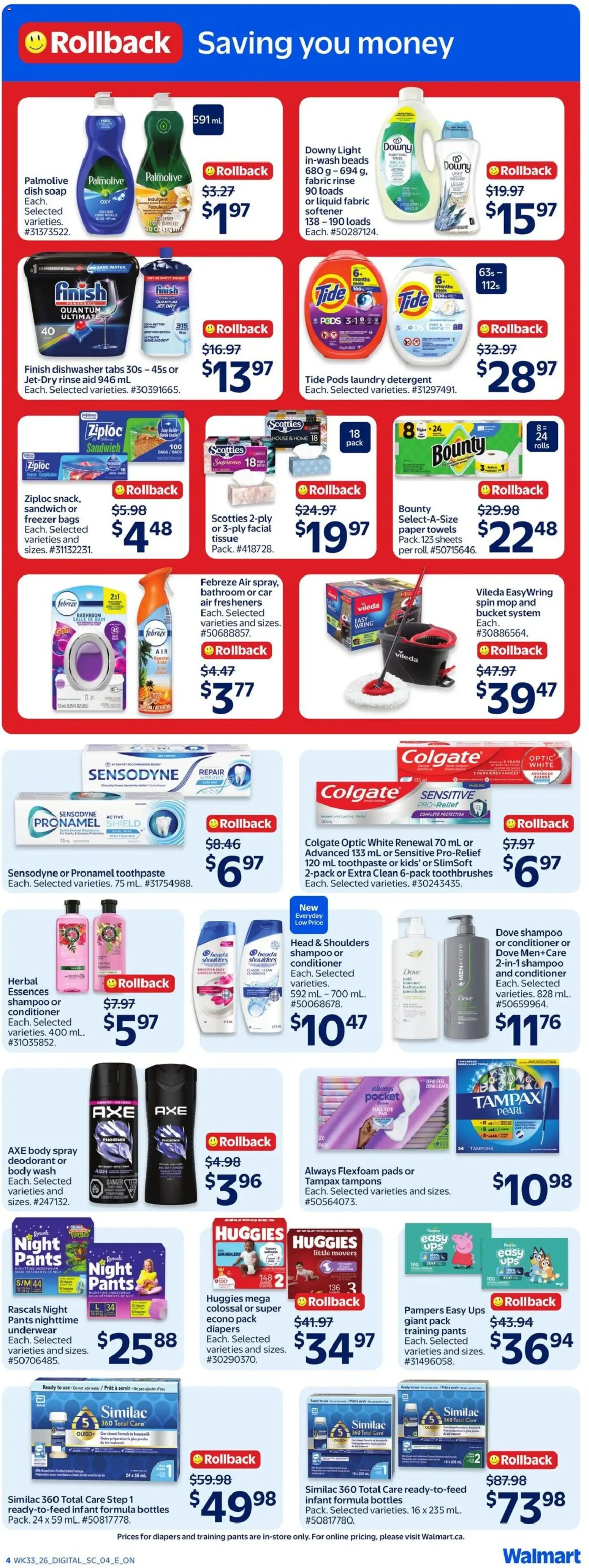 Walmart weekly flyer from Sep 10, 2026 > weekly specials & deals from September 10 to September 16 2026 - flyer page 9