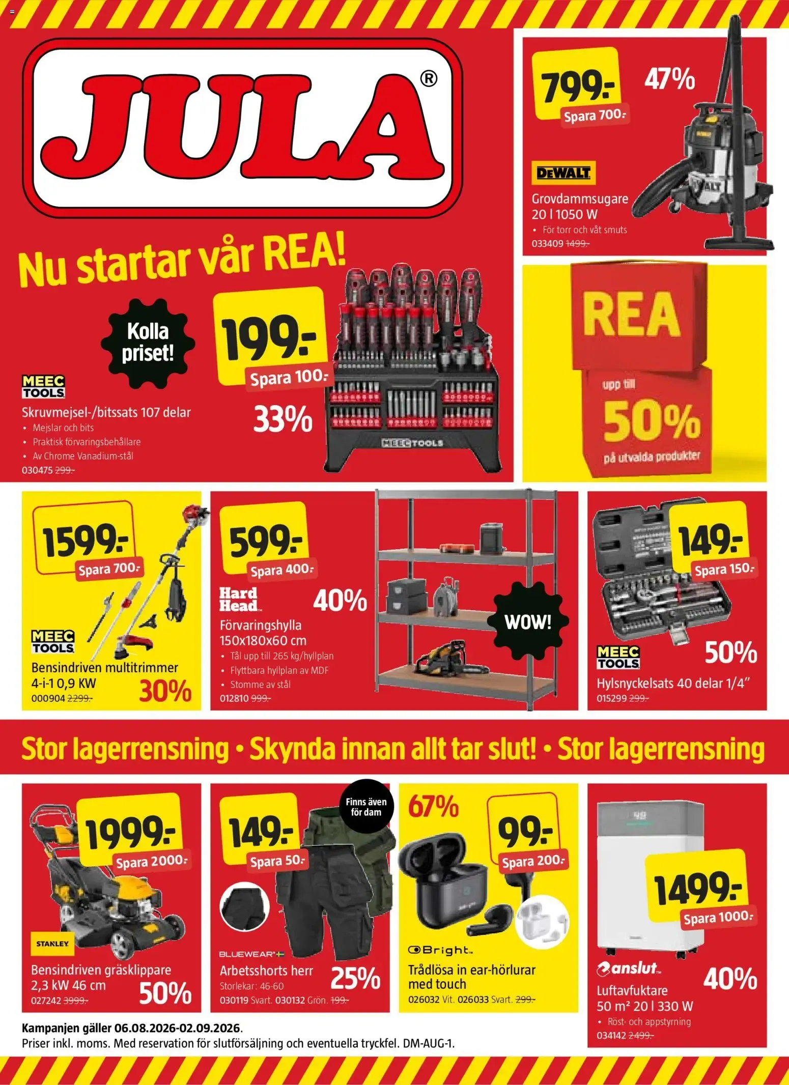 Jula erbjudanden från 6 augusti till 2 september 2026 - Reklamblad sidor 1