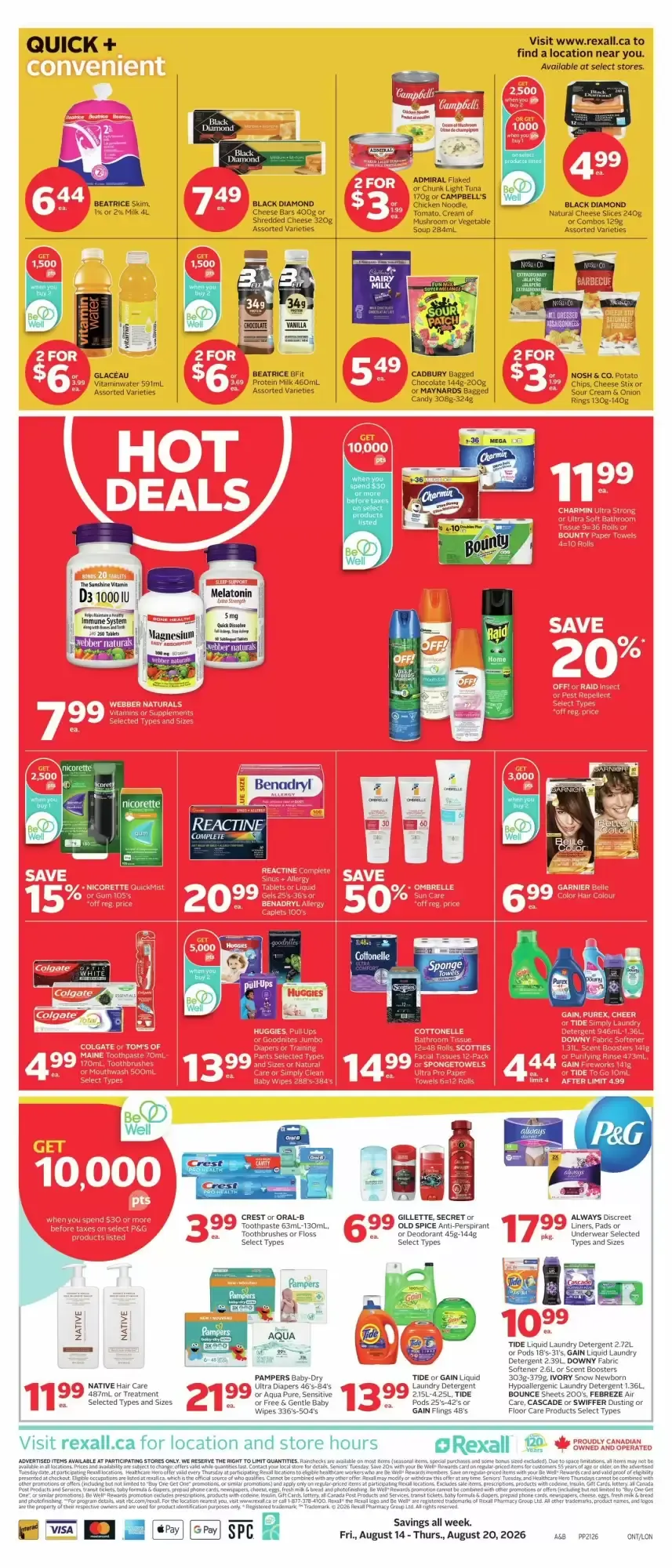 Rexall flyer week 33 from August 14 to August 20 2026 - flyer page 2