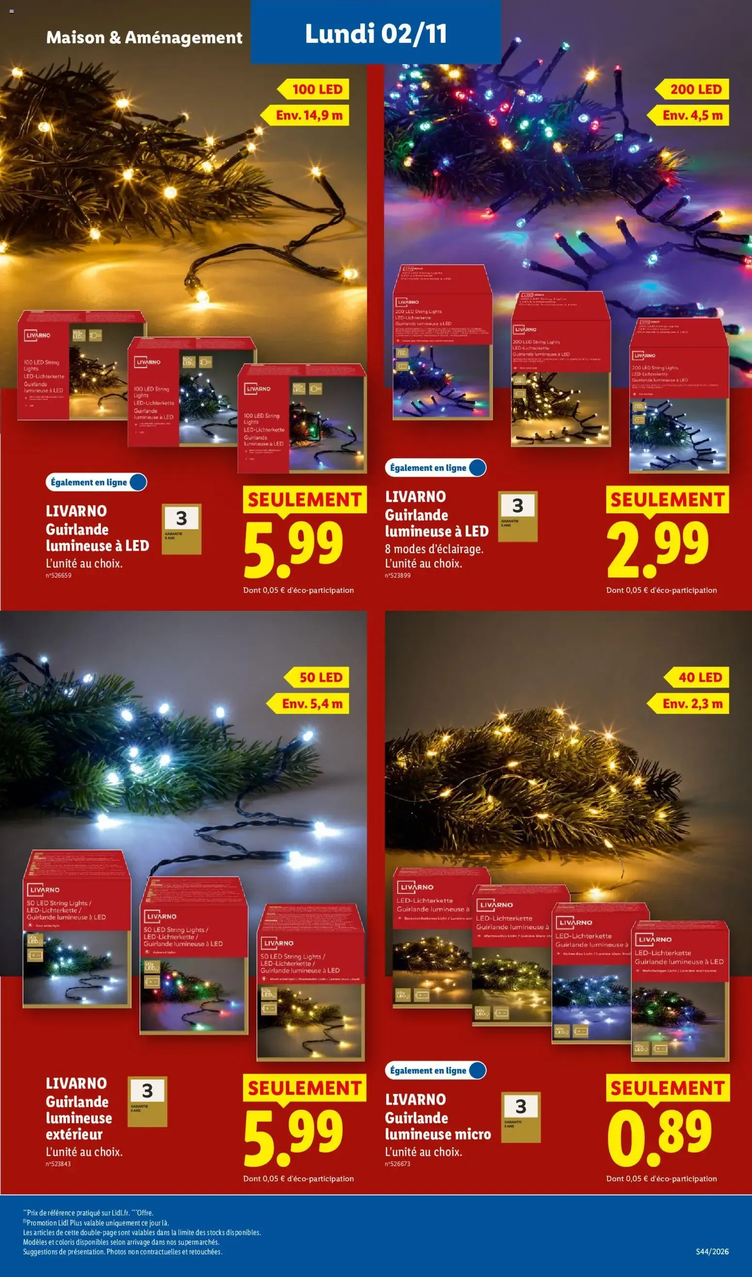 LIDL: Faites briller les fêtes à prix minis ! du 29 octobre au 4 novembre 2026 - Catalogue page 56