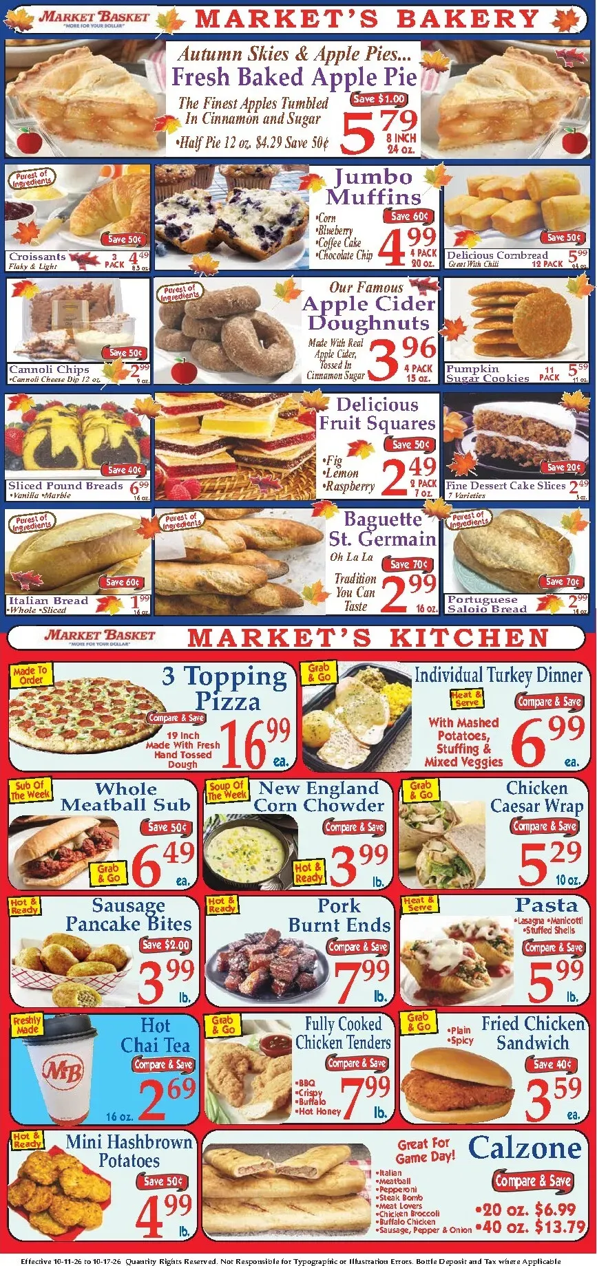 Weekly ad Current Market Basket leaflet valid from Sunday 10/11/2026 to Saturday 10/17/2026 from October 11 to October 17 2026 - Page 10
