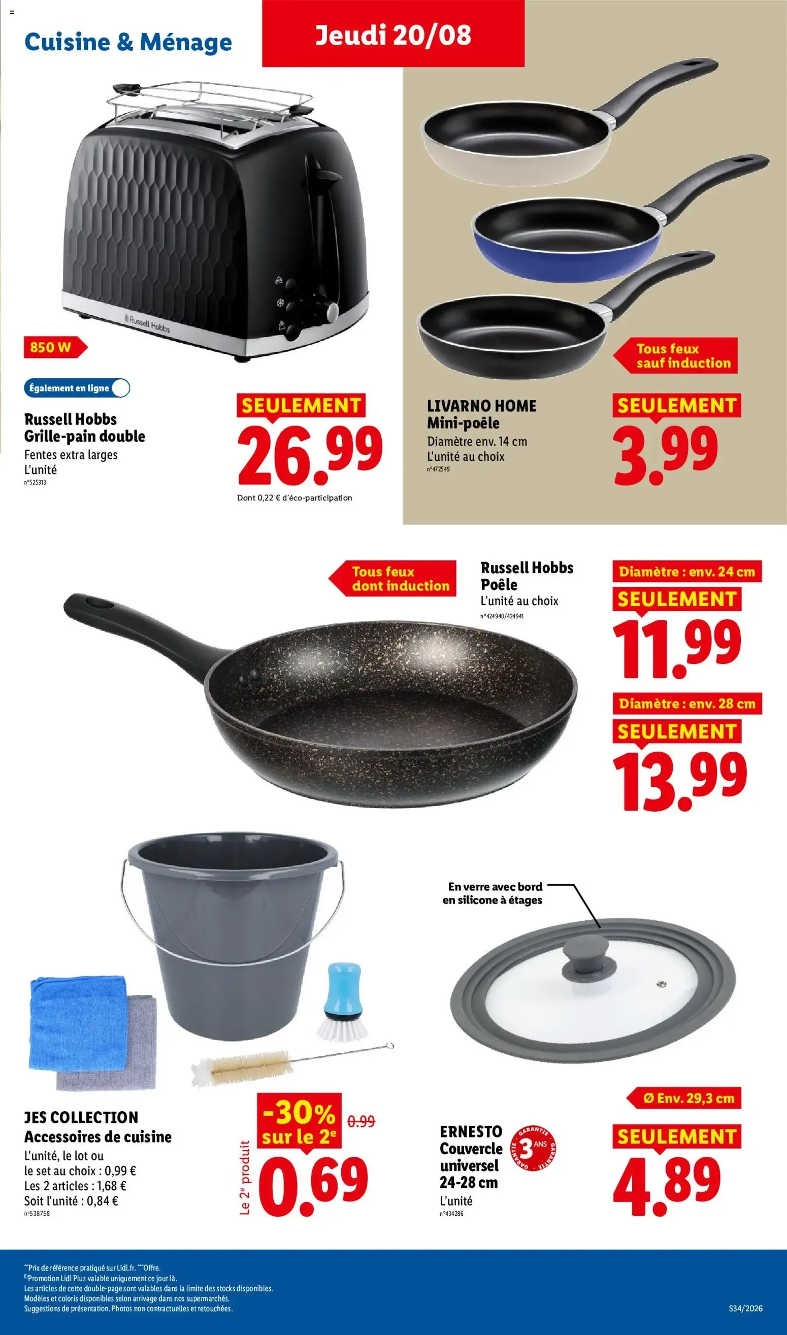 LIDL: La rentrée des économies! du 20 août au 26 août 2026 - Catalogue page 43