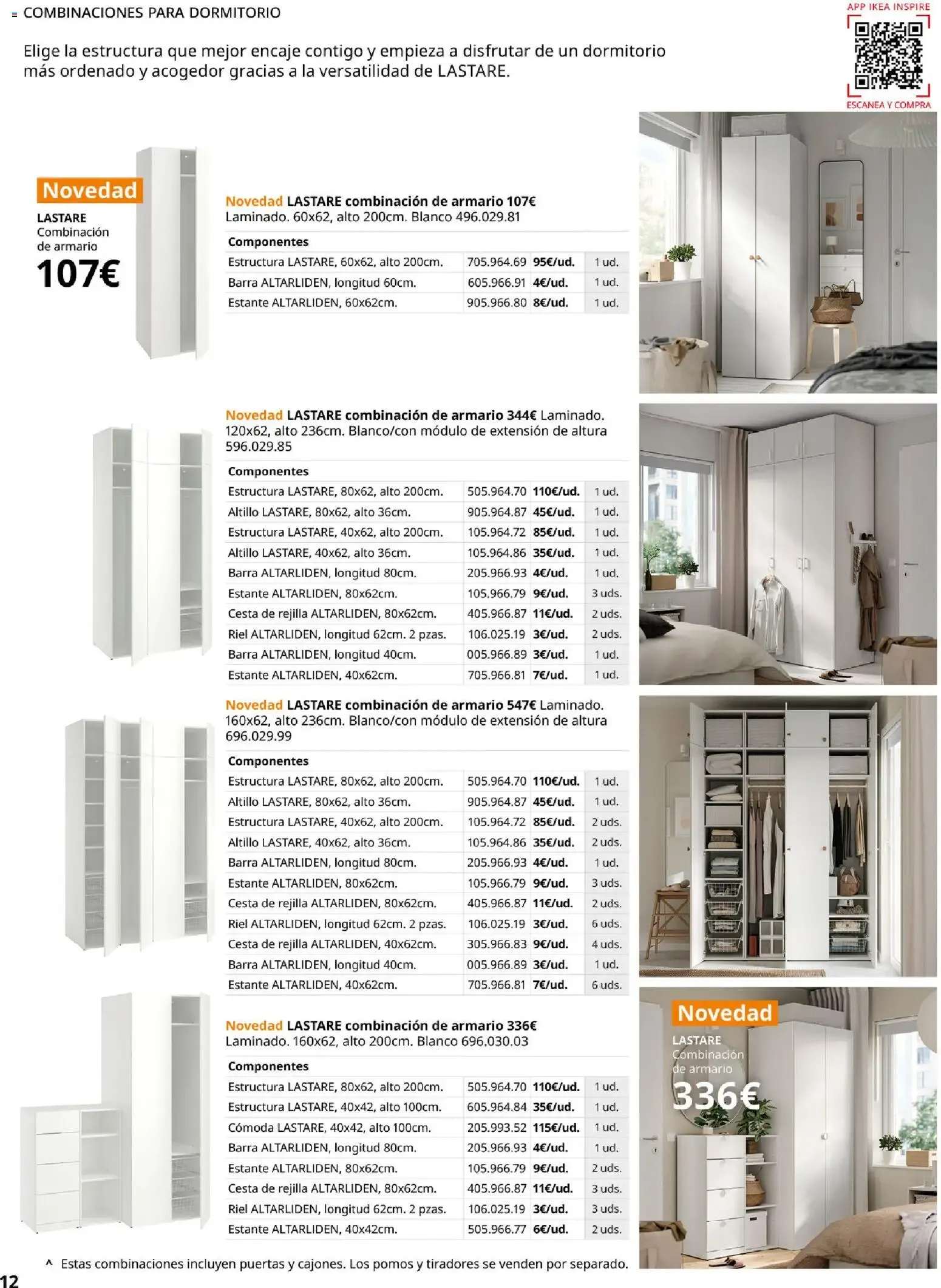 Catálogo de LASTARE Sistema modular de almacenaje 29 de junio al 31 de agosto 2026 - Página 12
