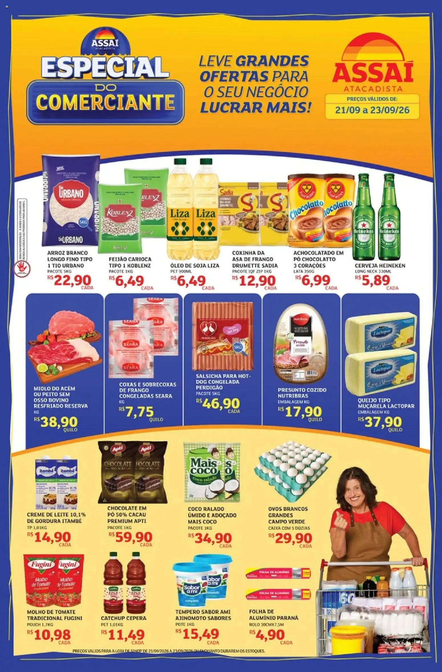 Encarte de Assaí Atacadista ofertas - MT de 21/09/2026 | Promoções Online 21 de setembro até 23 de setembro 2026 - Pagina 1