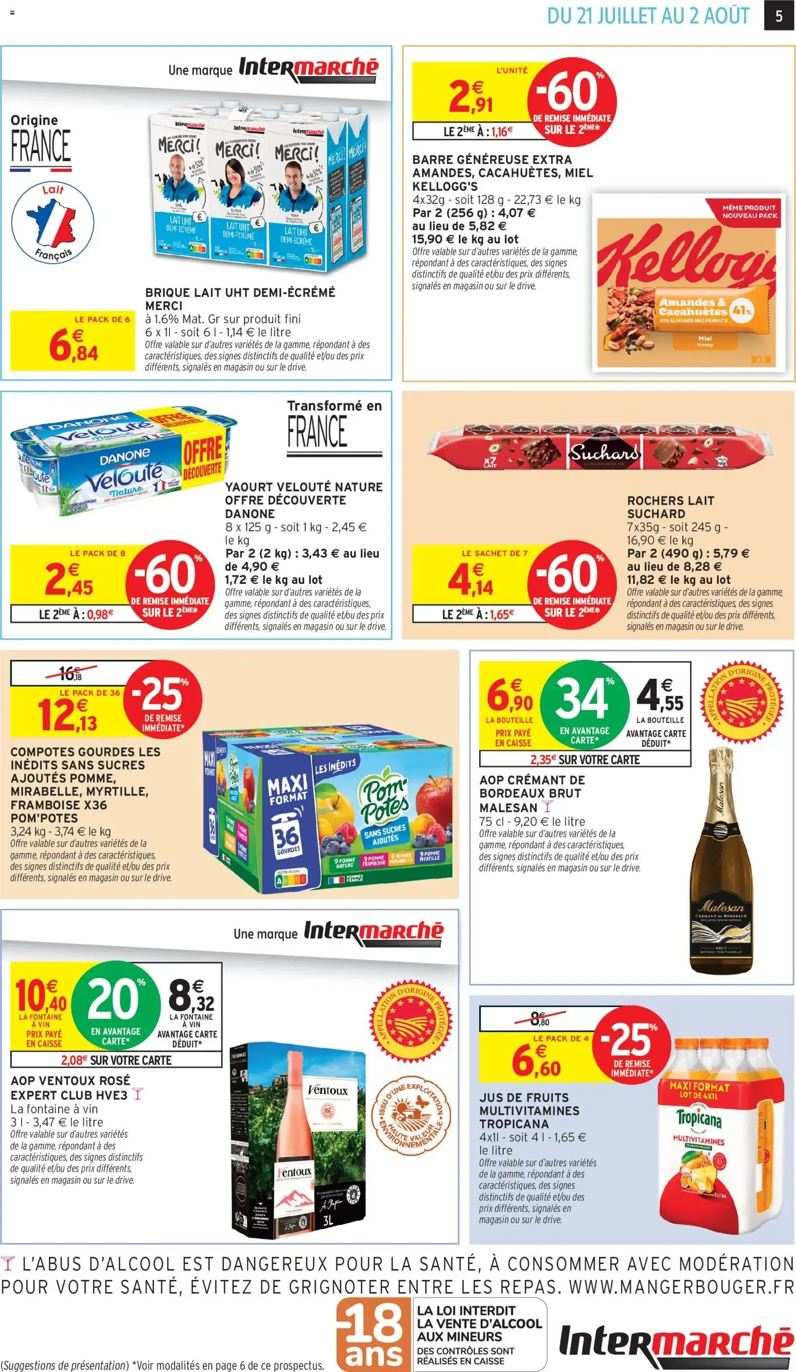 Intermarché - Découvrez nos offres de la semaine à partir du 21/07/2026 - promo en ligne du 21 juillet au 2 août 2026 - Catalogue page 5