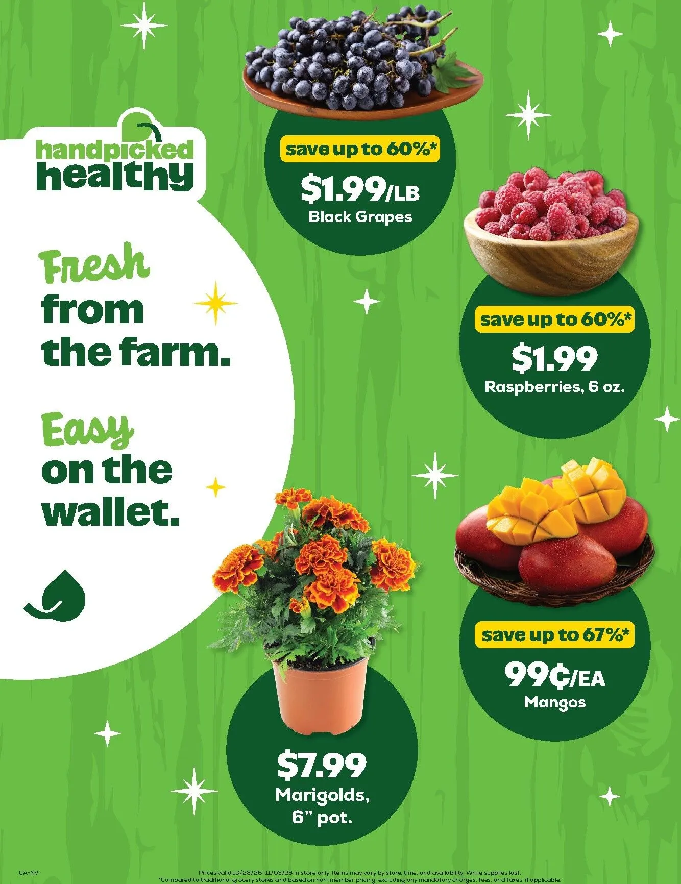 Weekly promotion Grocery Outlet Weekly Wins spanning from October 28 to November 3 2026 - Page 4 for Catalogue 365