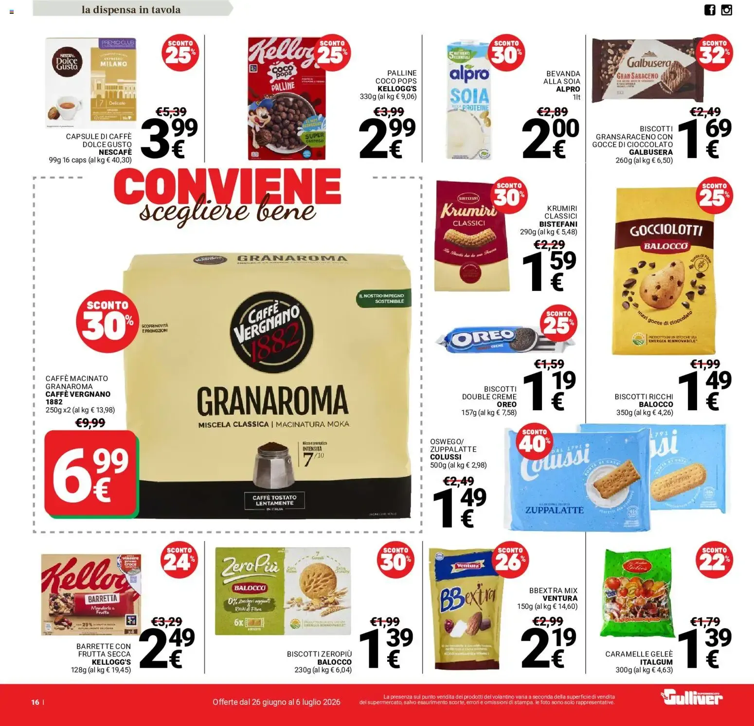Nuovo Gulliver volantino dal 26/06/2026 > offerte anteprima 🛍️ da 26 giugno a 6 luglio di 2026 - Pagina del volantino 16