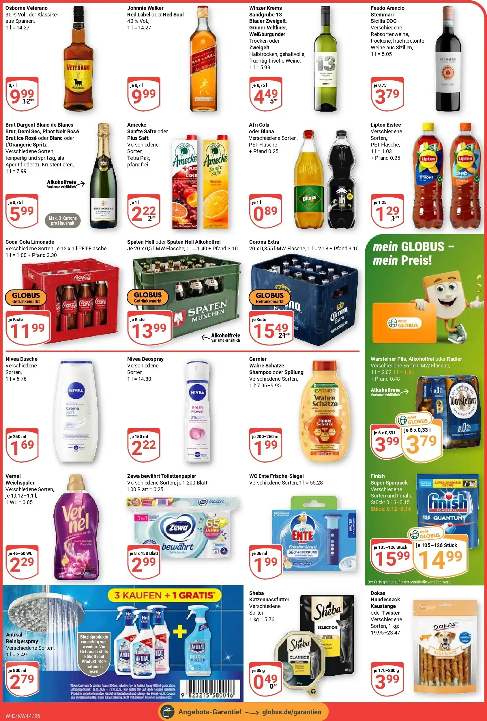 Globus - Wiesental Prospekt – von Montag 26.10.2026 bis Samstag 31.10.2026 von 26. Oktober bis 31. Oktober 2026 - Prospekt seite 5