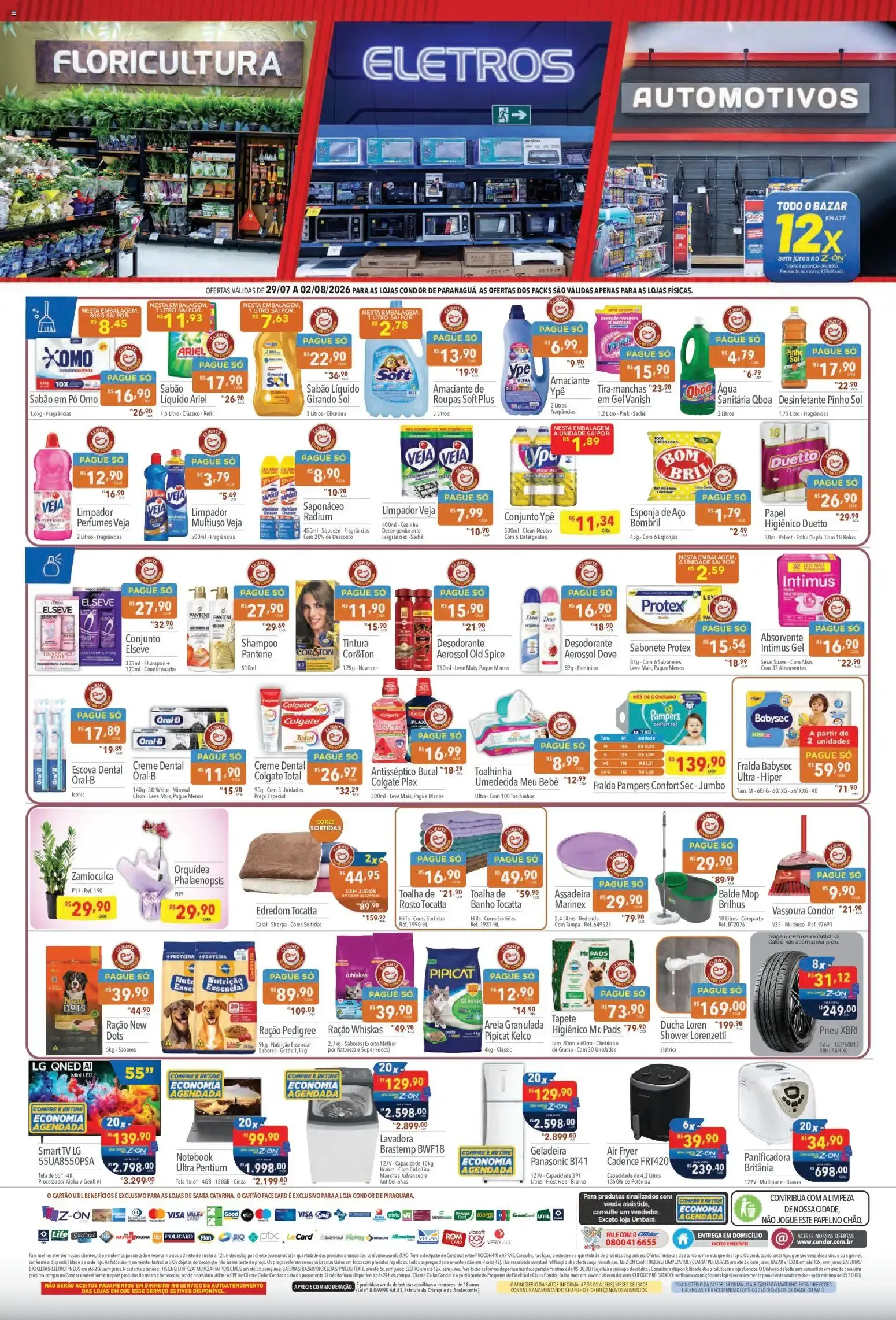 Encarte de Supermercados Condor ofertas Reinauguração de 29/07/2026 29 de julho até 2 de agosto 2026 - Pagina 4