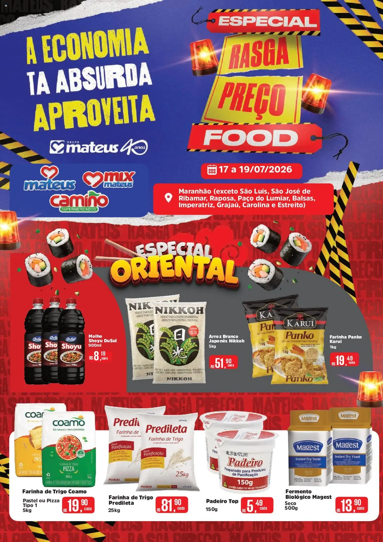 Encarte de Mateus ofertas Rasga preço de 17/07/2026 | Promoções Online 17 de julho até 19 de julho 2026 - Pagina 1