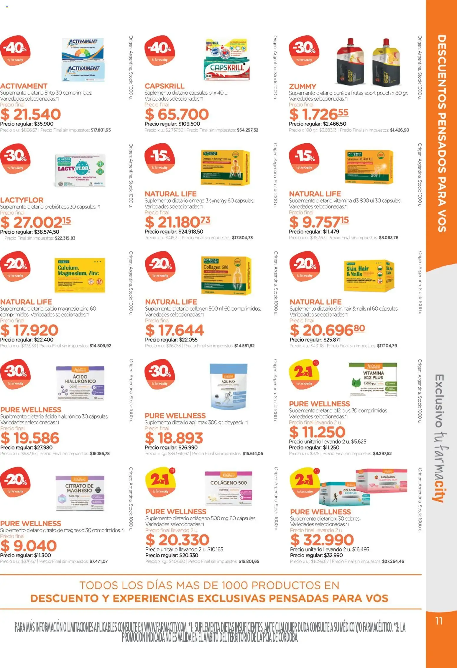 Ofertas de SEMANA tu farmacity 22 de octubre al 30 de octubre 2026 - Página 11 del catálogo