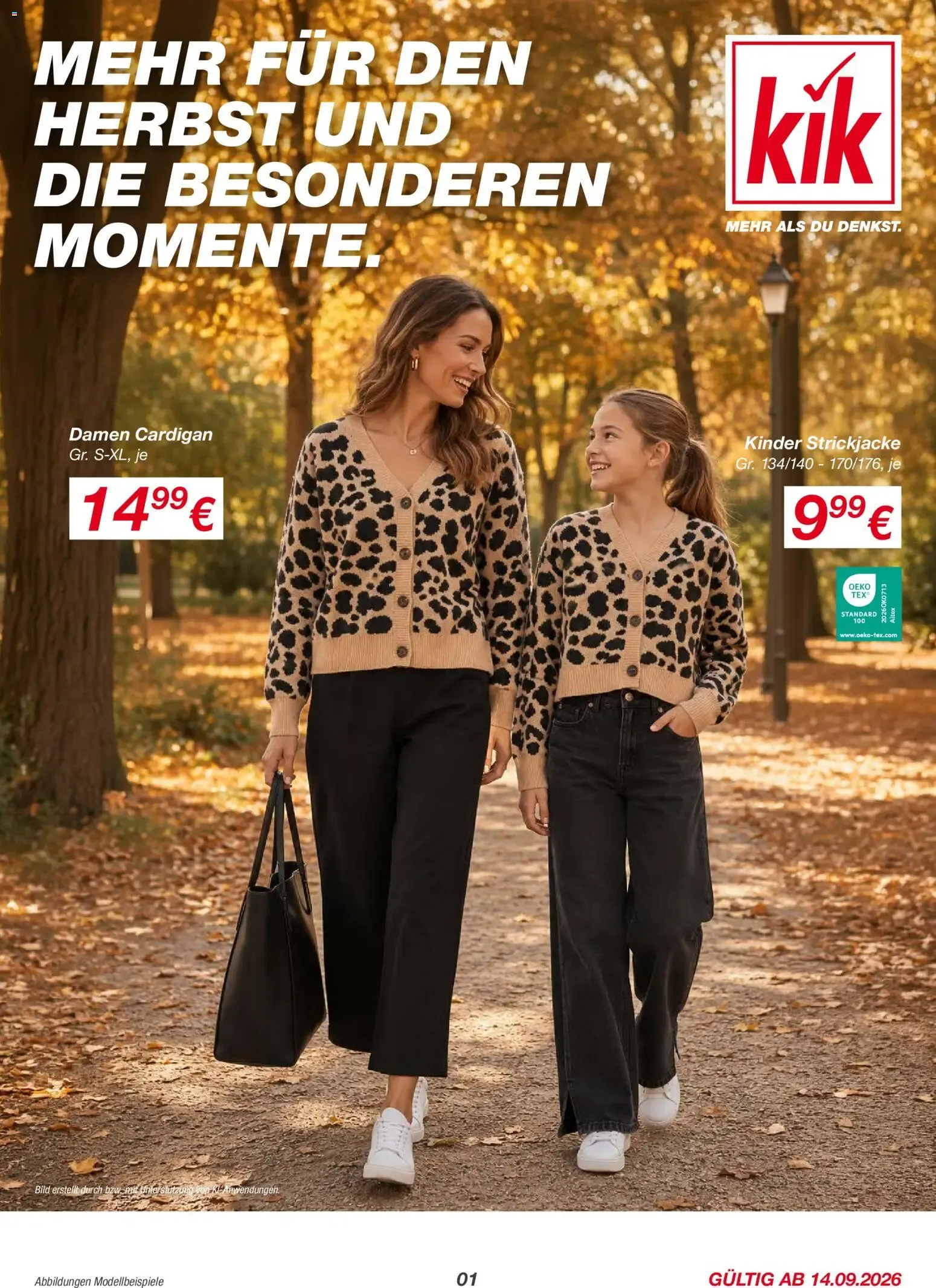 MEHR FÜR DEN HERBST UND DIE BESONDEREN MOMENTE. von 14. September bis 5. Oktober 2026 - Prospekt seite 1