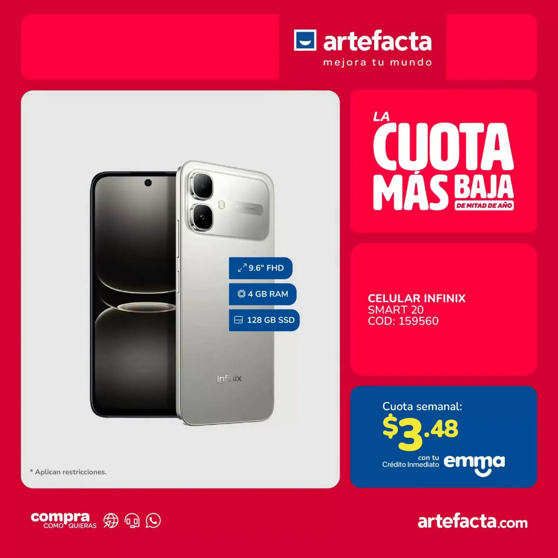 Catalogo de Catálogo Artefacta 22 de julio al 4 de agosto 2026 - Pag 4
